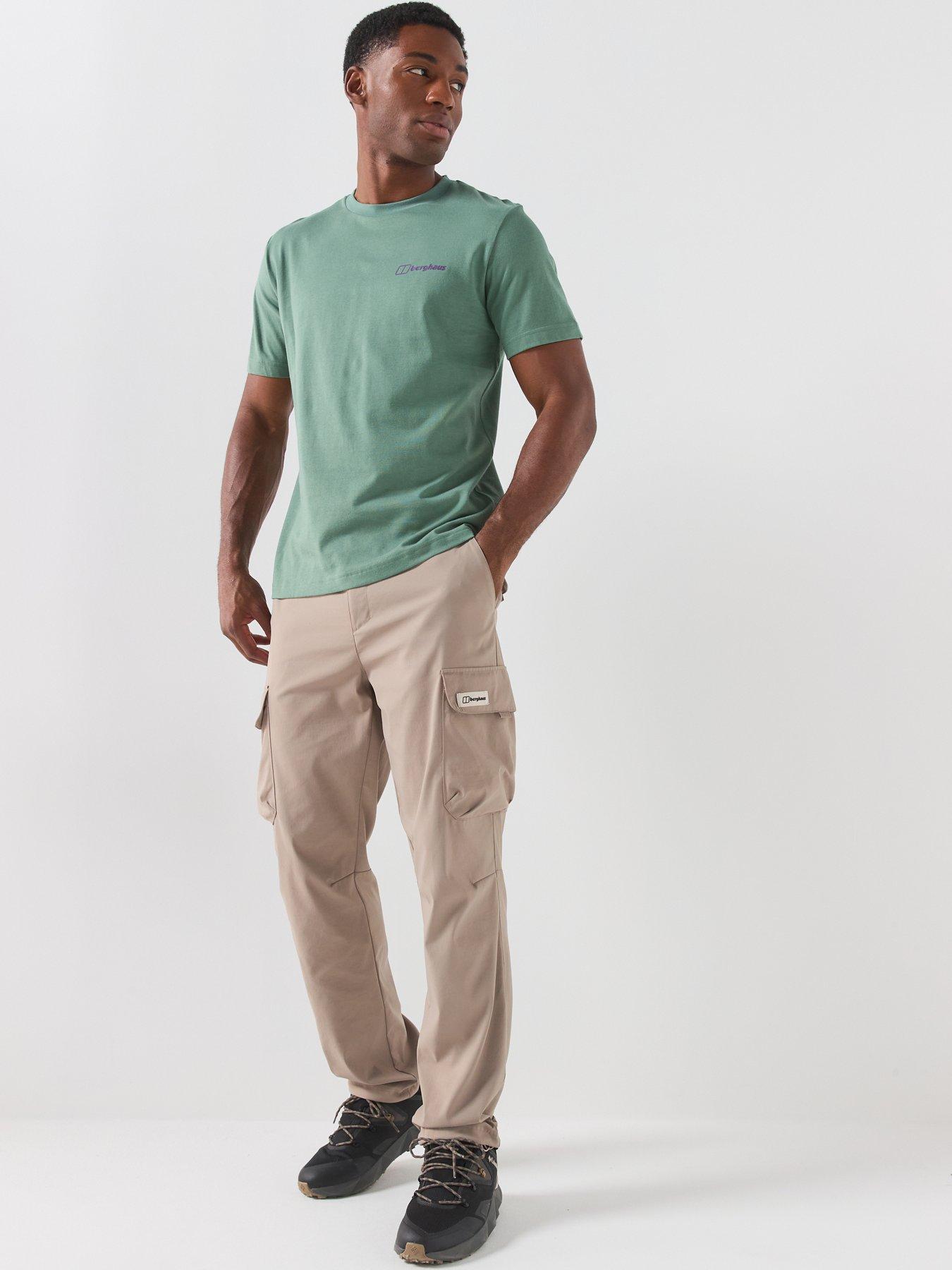 Image 3 of 5 of Berghaus Mens Graphic Back Print Crew Neck T-Shirt - Green