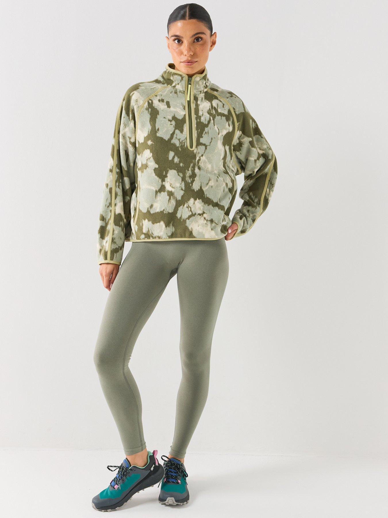 Image 3 of 6 of Berghaus Womens Bamburgh Half Zip Fleece - Green