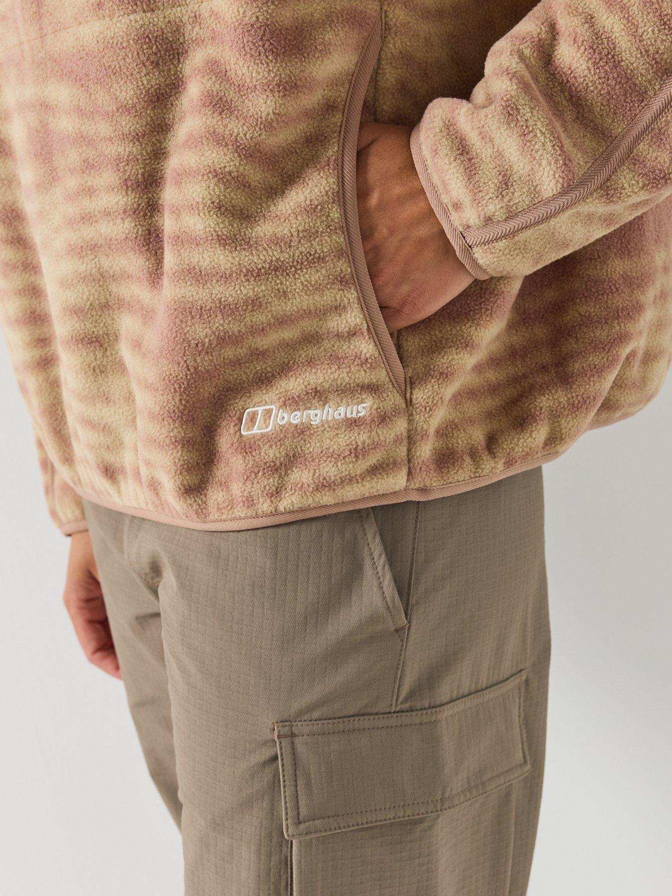 Image 5 of 5 of Berghaus Womens Bamburgh Half Zip Soft Fleece Zipped Pockets Fleece - Brown