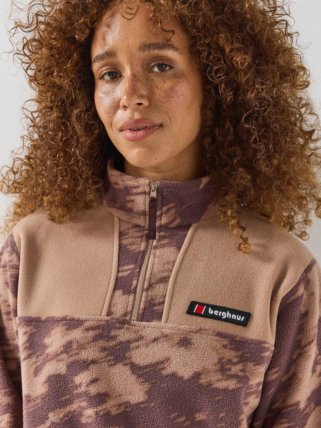 Image 4 of 4 of Berghaus Womens Trango Mountain 1/2 Zip Fleece - Brown