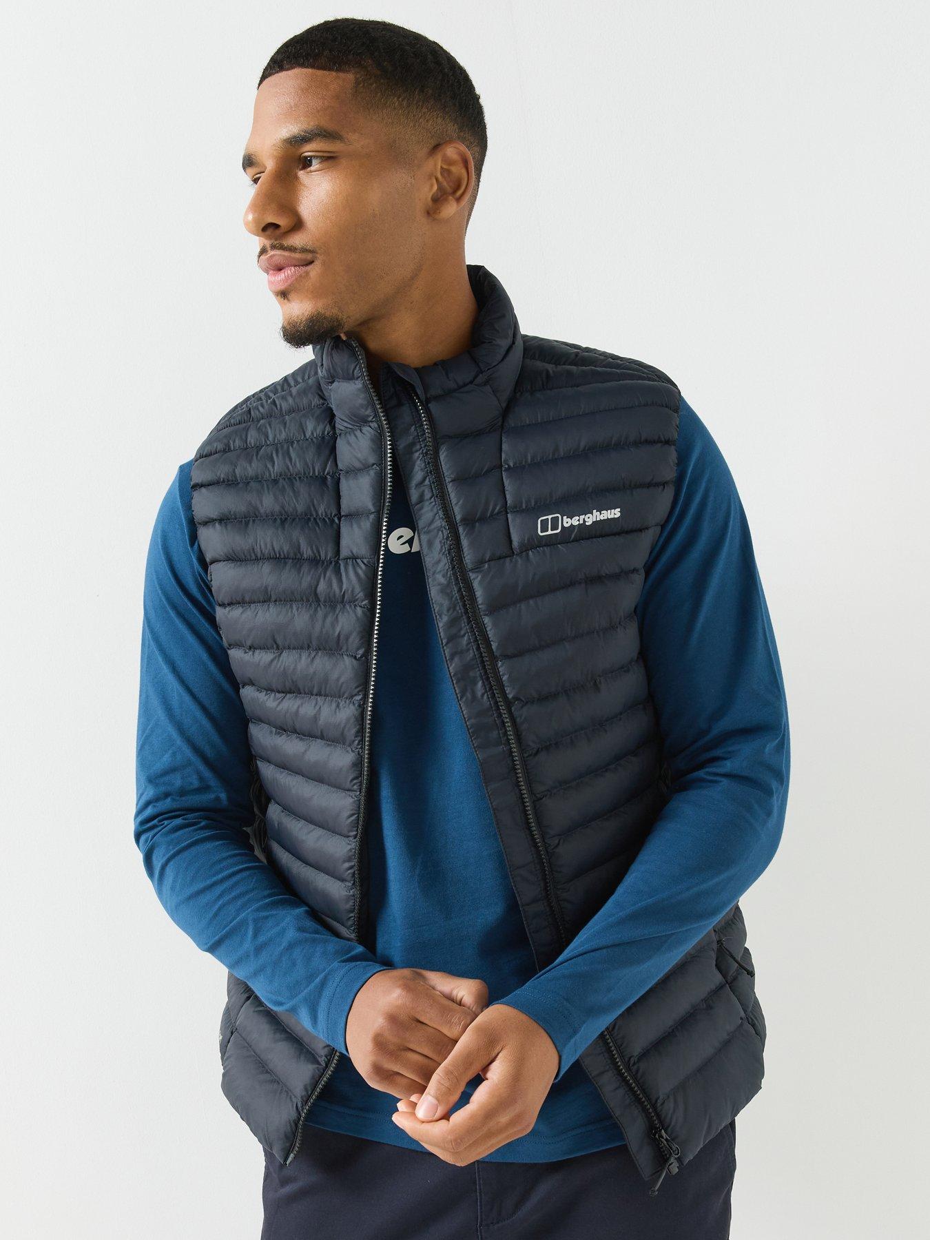 Image 1 of 6 of Berghaus Mens Vaskye Quilted Padded Full Zip Gilet - Black