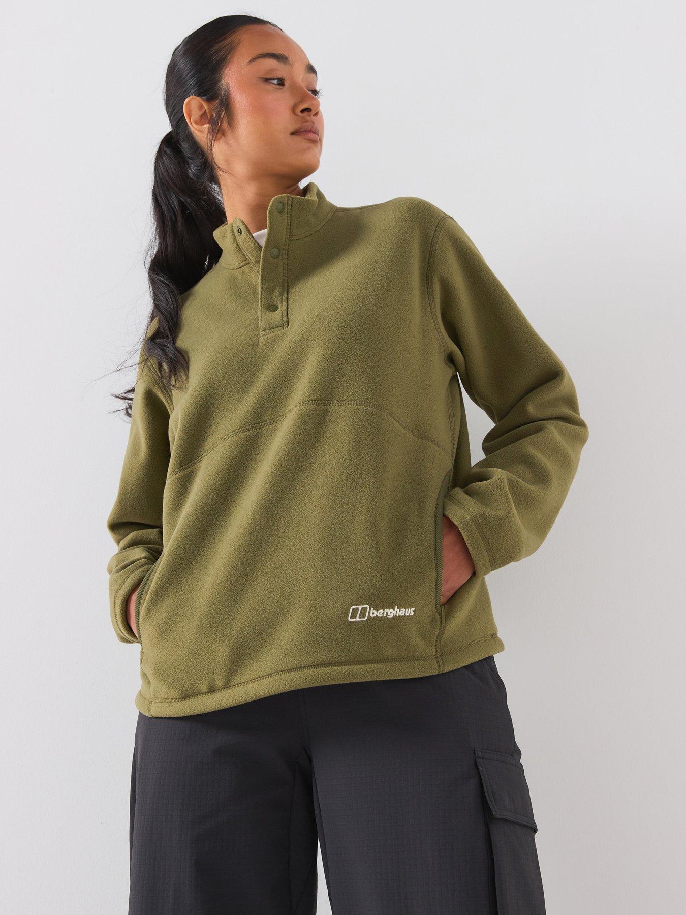 Image 1 of 6 of Berghaus Womens Half Zip Fleece - Green