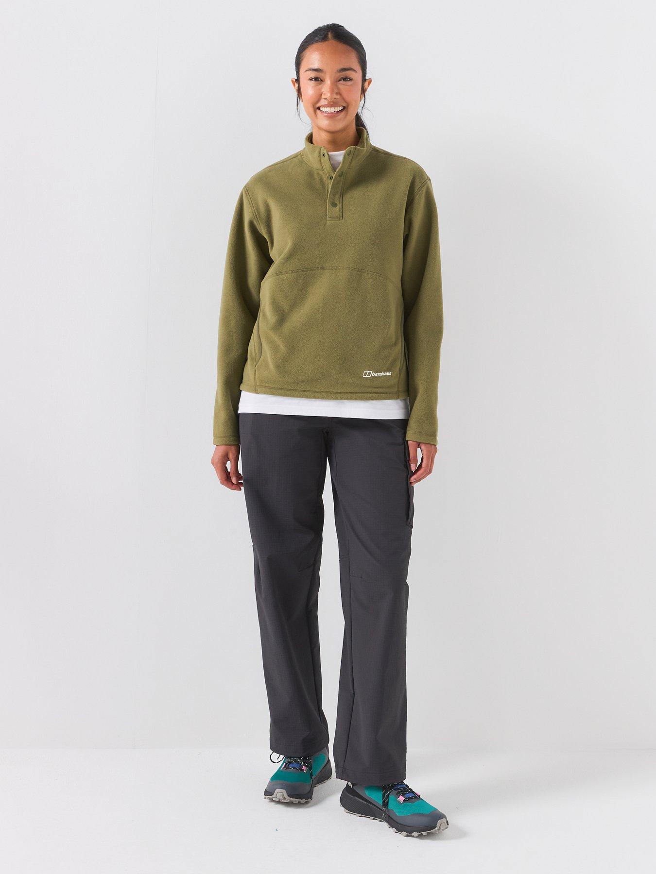 Image 3 of 6 of Berghaus Womens Half Zip Fleece - Green