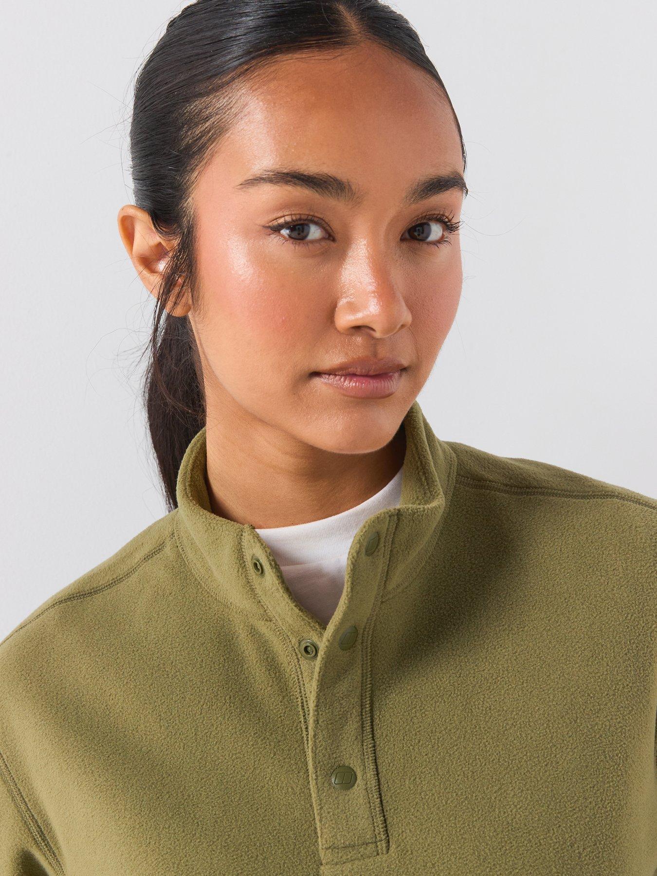 Image 4 of 6 of Berghaus Womens Half Zip Fleece - Green