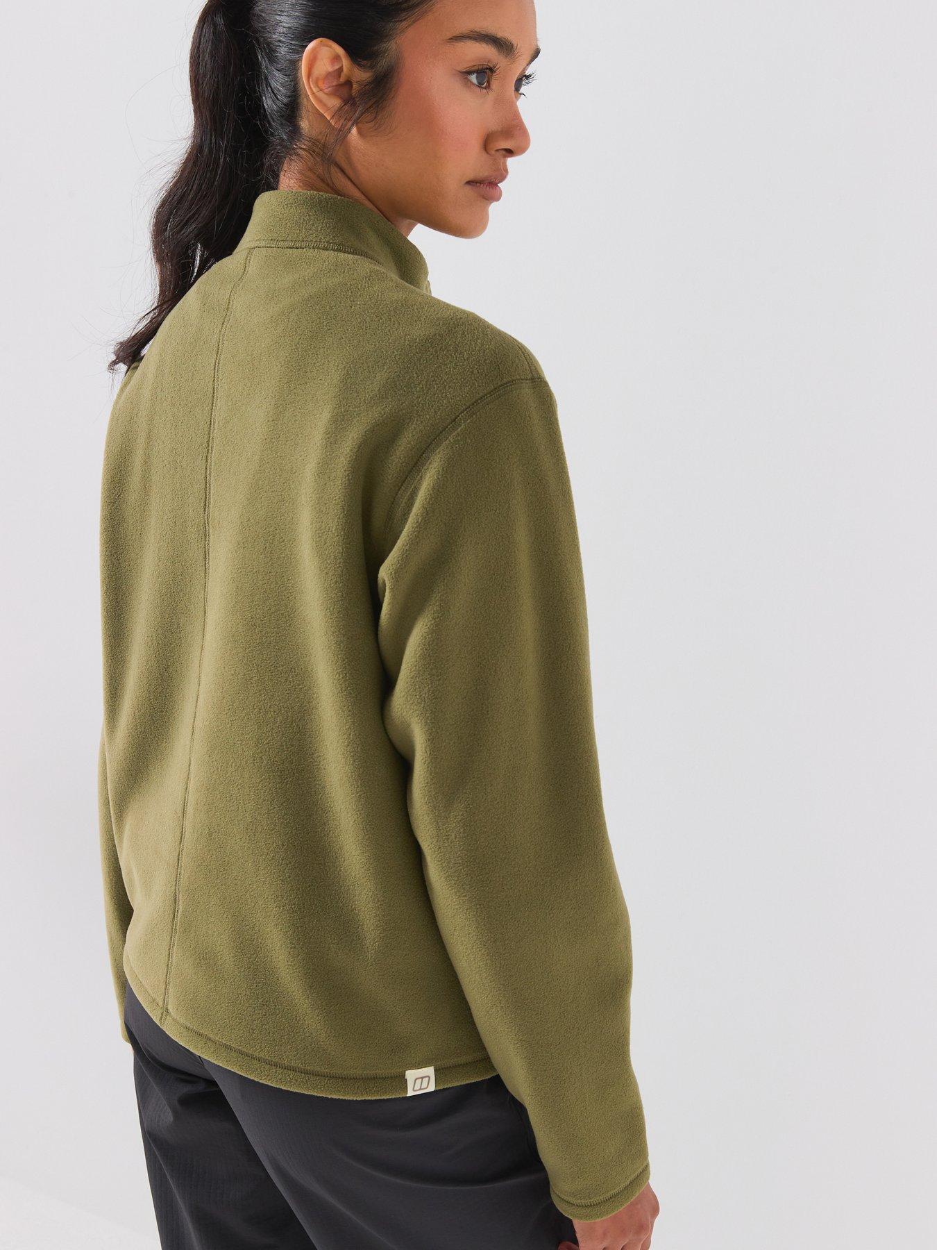 Image 5 of 6 of Berghaus Womens Half Zip Fleece - Green