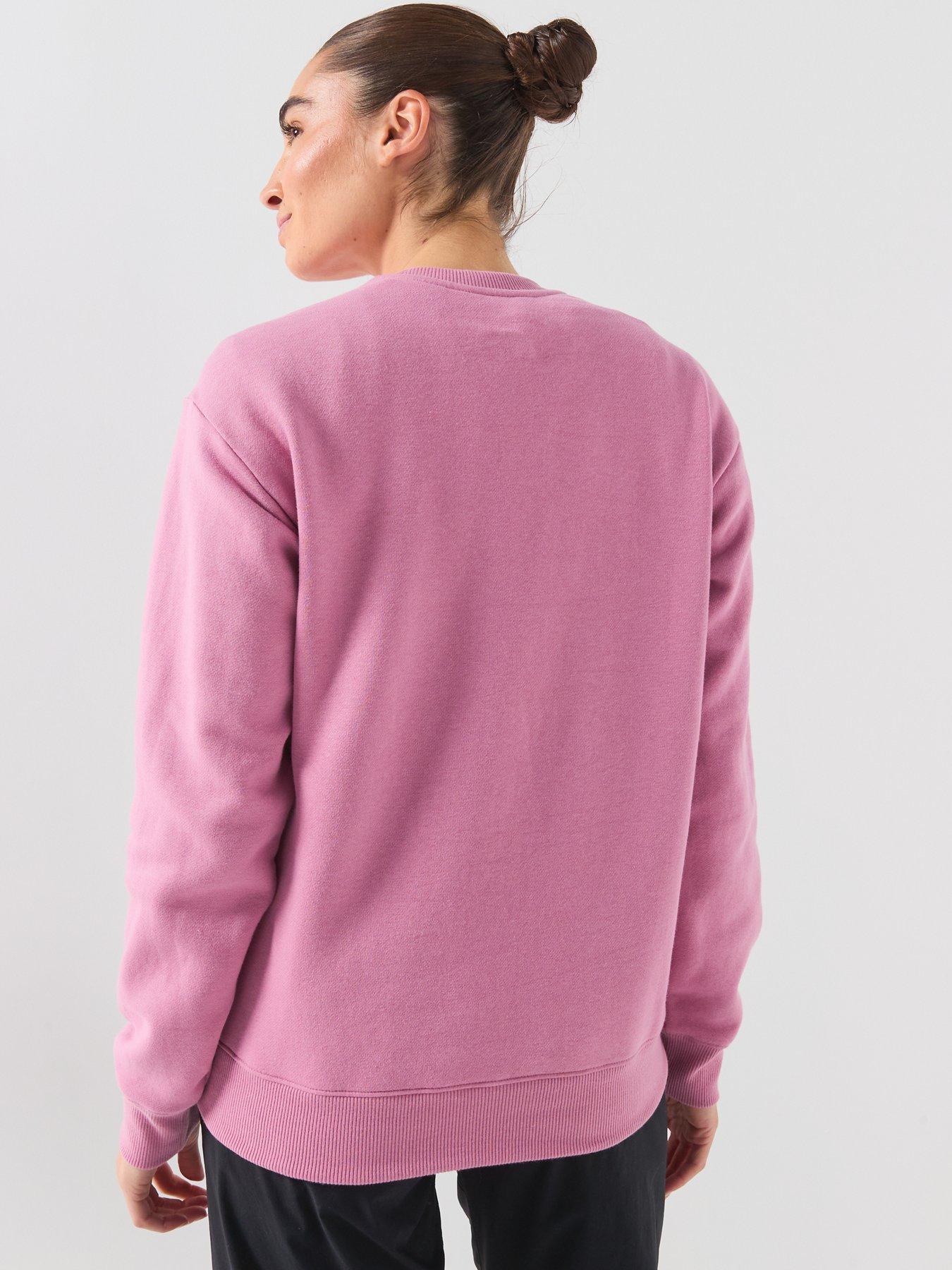 Image 2 of 5 of Berghaus Womens Cotton-Rich Crew Neck Logo Sweatshirt - Pink