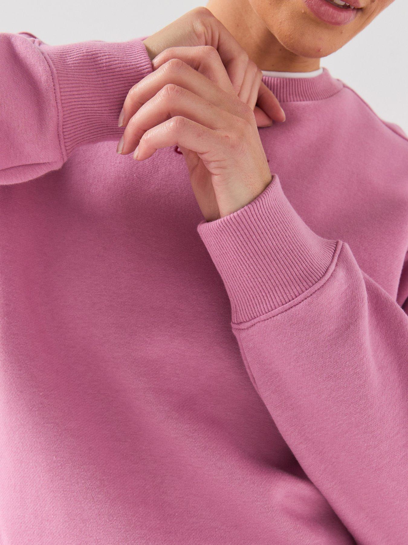 Image 4 of 5 of Berghaus Womens Cotton-Rich Crew Neck Logo Sweatshirt - Pink