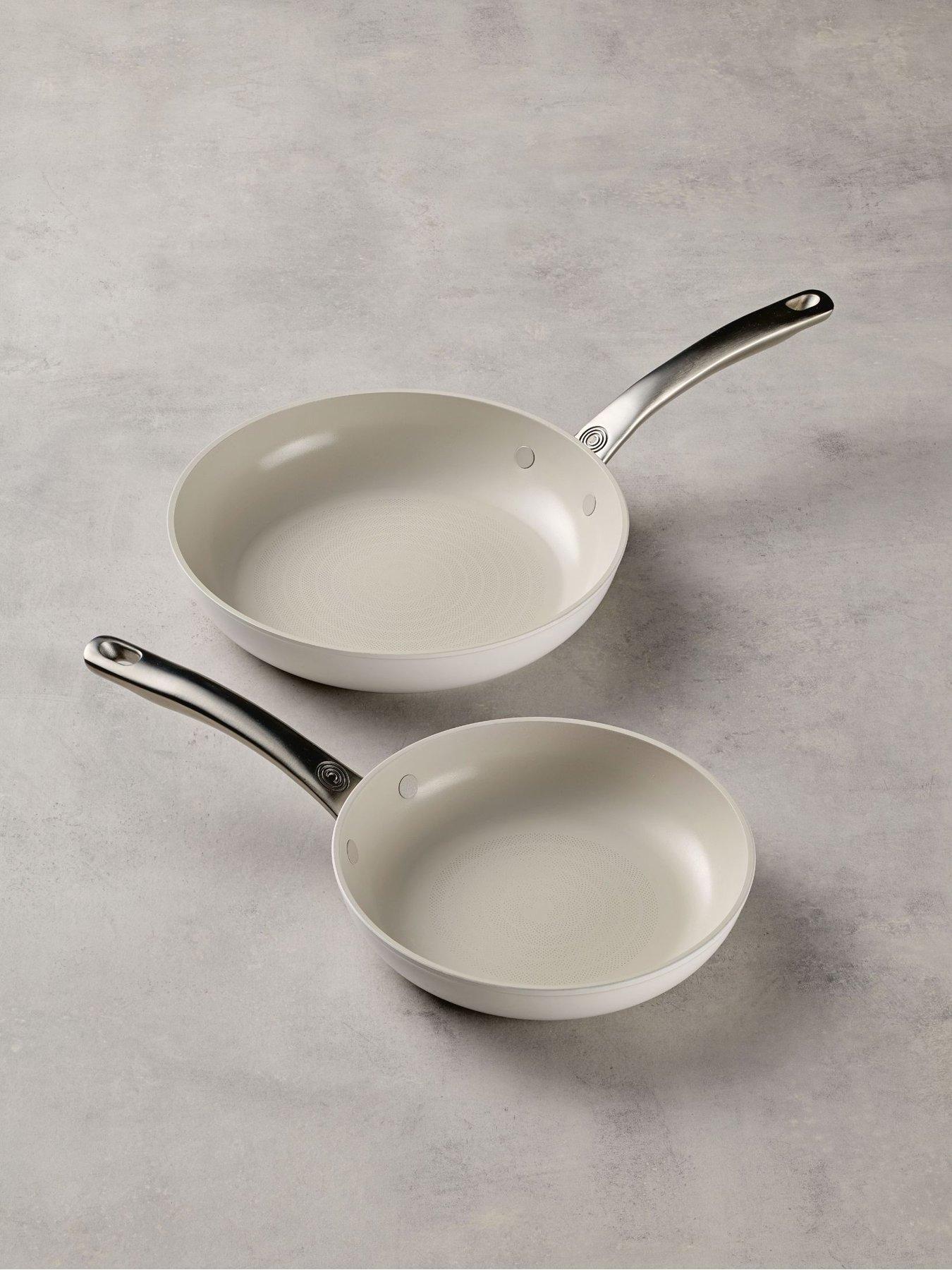 Image 1 of 8 of Circulon Halo With Laserdefense 20cm &amp; 25cm Induction Hob Ceramic Non Stick Frying Pan Set - Made Without Pfas, Non Toxic, Dishwasher &amp; Oven Safe