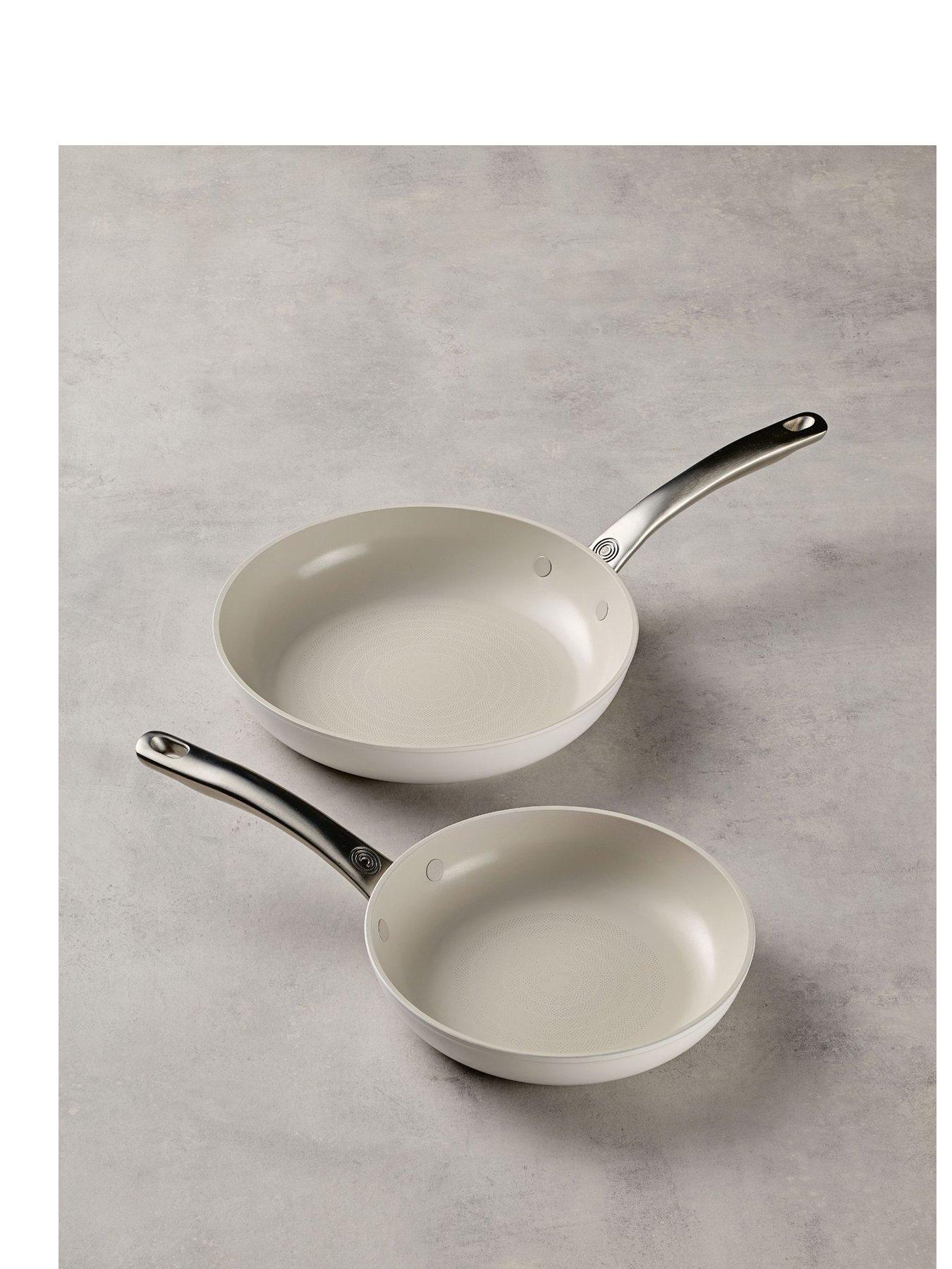 Circulon Circulon Halo With Laserdefense 20cm  &  25cm Induction Hob Ceramic Non Stick Frying Pan Set - Made Without Pfas, Non Toxic, Dishwasher  &  Oven Safe
