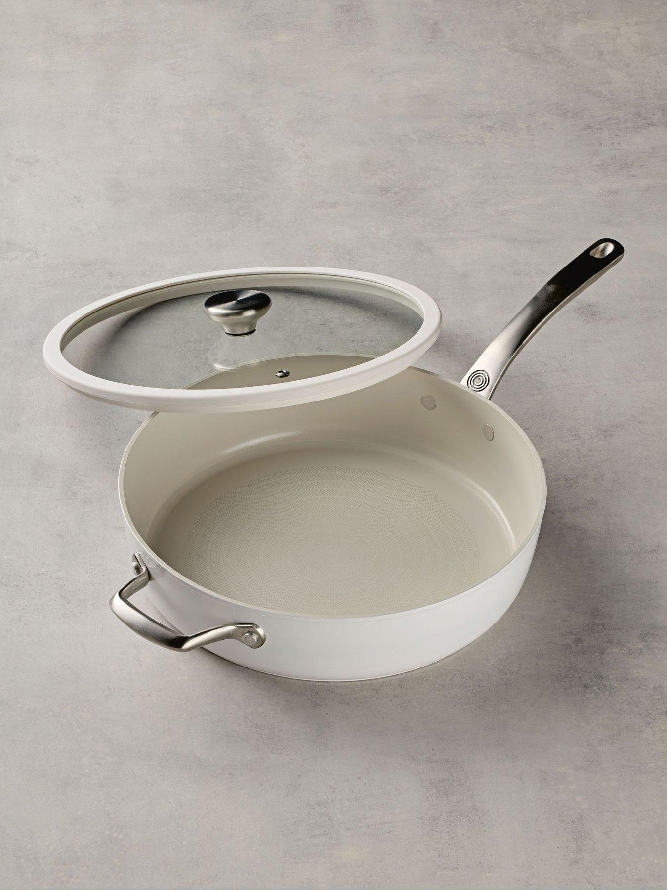 Circulon Halo With Laserdefense 30cm Induction Hob Ceramic Non Stick Saute Pan With Lid - Made Without Pfas, Non Toxic, Dishwasher  &  Oven Safe