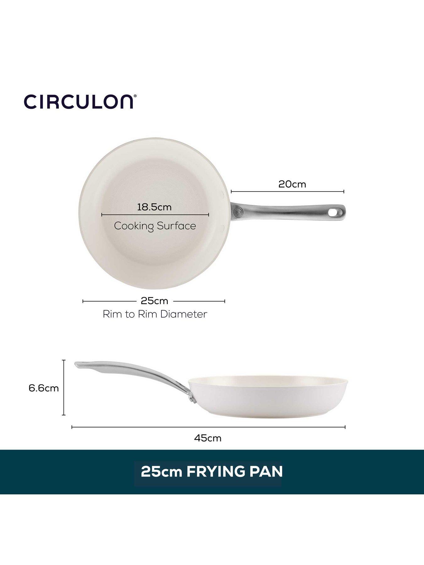 Image 7 of 8 of Circulon Halo With Laserdefense 25cm Induction Hob Ceramic Non Stick Frying Pan - Made Without Pfas, Non Toxic, Dishwasher &amp; Oven Safe