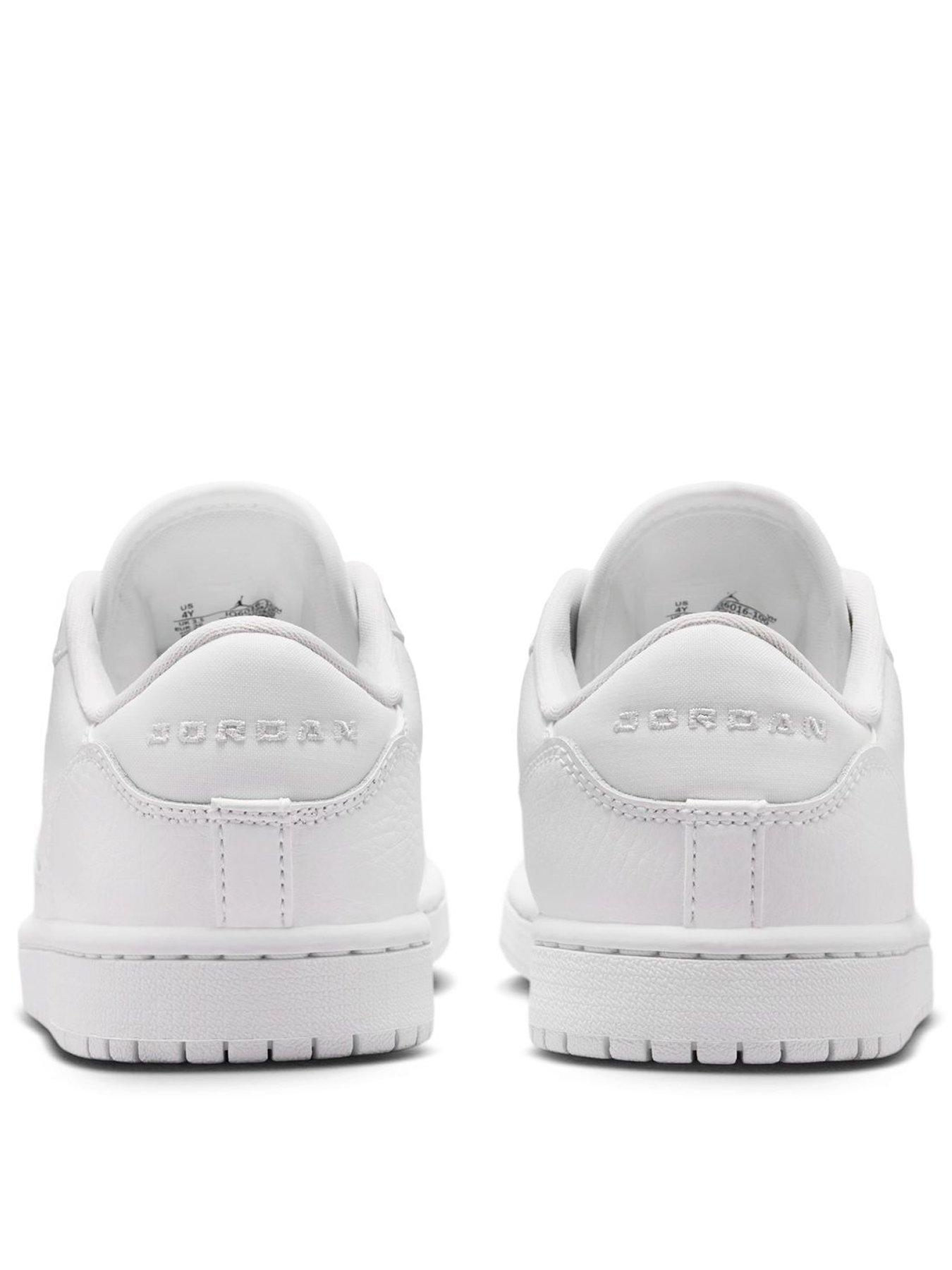 Image 3 of 7 of Jordan Nike Big Kids Jordan Access Court Low Lace-Up Trainers - White