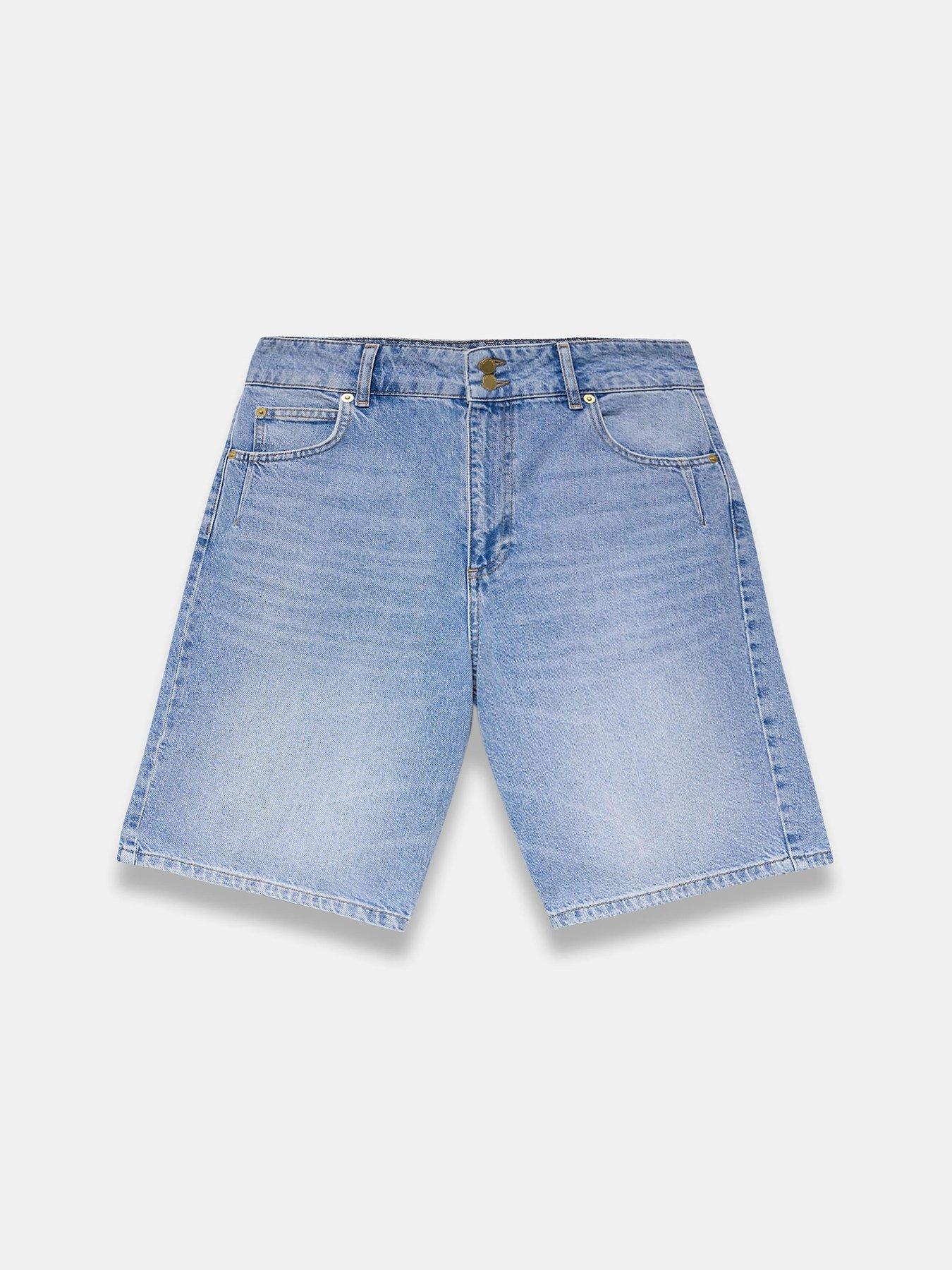Image 5 of 6 of Mint Velvet Indigo Mid Length Short