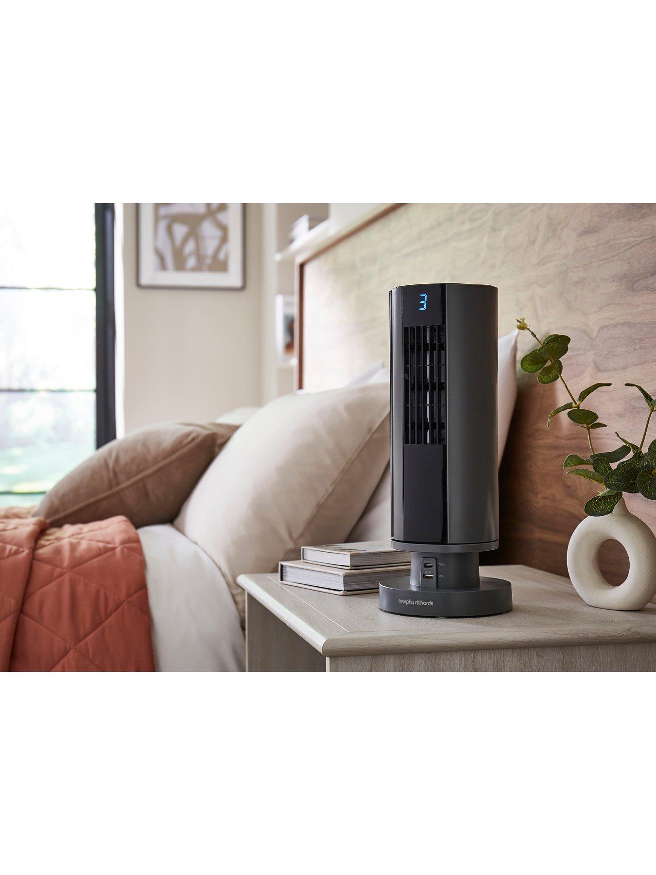 morphy-richards-airflex-14-tower-fan-with-built-in-device-charger-greystillFront