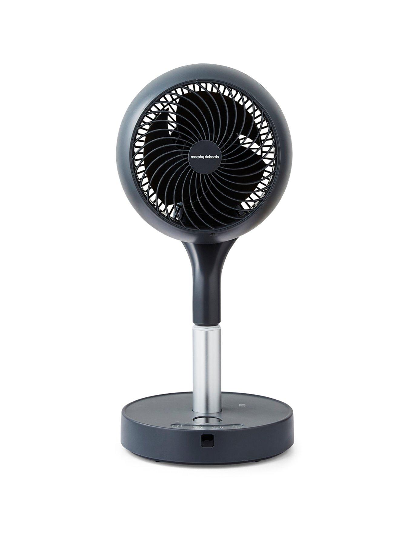 Morphy Richards AirFlex 8" 360 Degree Oscillating Telescopic Travel Air Circulator With Remote Cont
