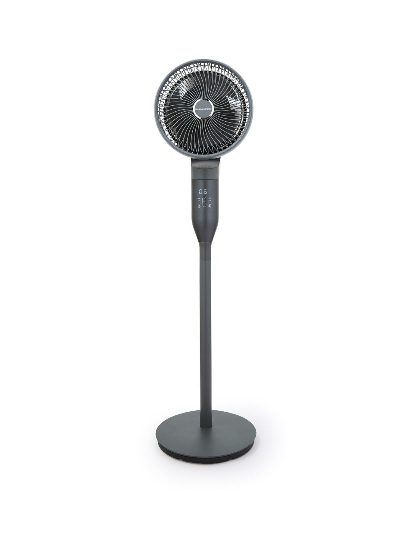 Image 1 of 8 of Morphy Richards AirFlex 10" 360 Degree Air Circulator Fan With Remote Control Grey