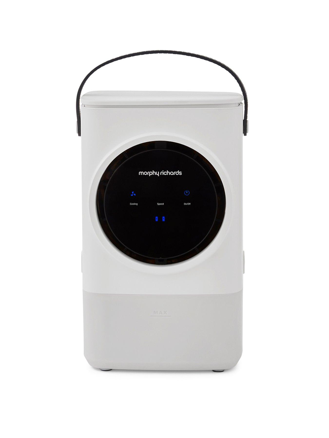 Morphy Richards FlexiFreeze 1L Rechargeable Travel & Desk Top Mini Air Cooler - White
