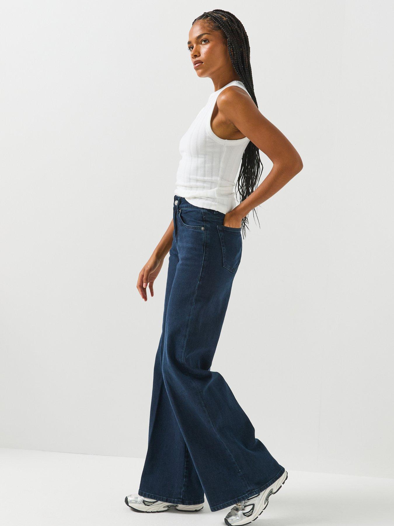 Image 4 of 6 of Diesel 1978 D-akemi Mid Waist Wide Leg Flare Jeans