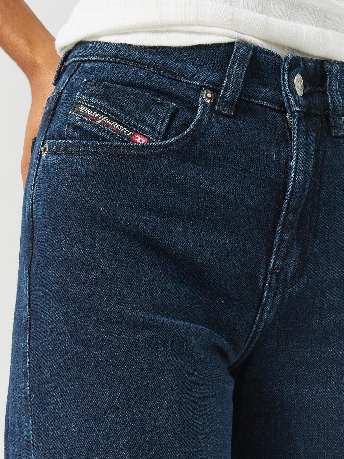 Image 5 of 6 of Diesel 1978 D-akemi Mid Waist Wide Leg Flare Jeans