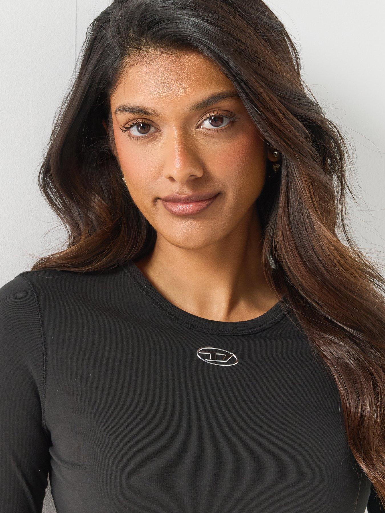Image 6 of 6 of Diesel Long Sleeve Top - Black