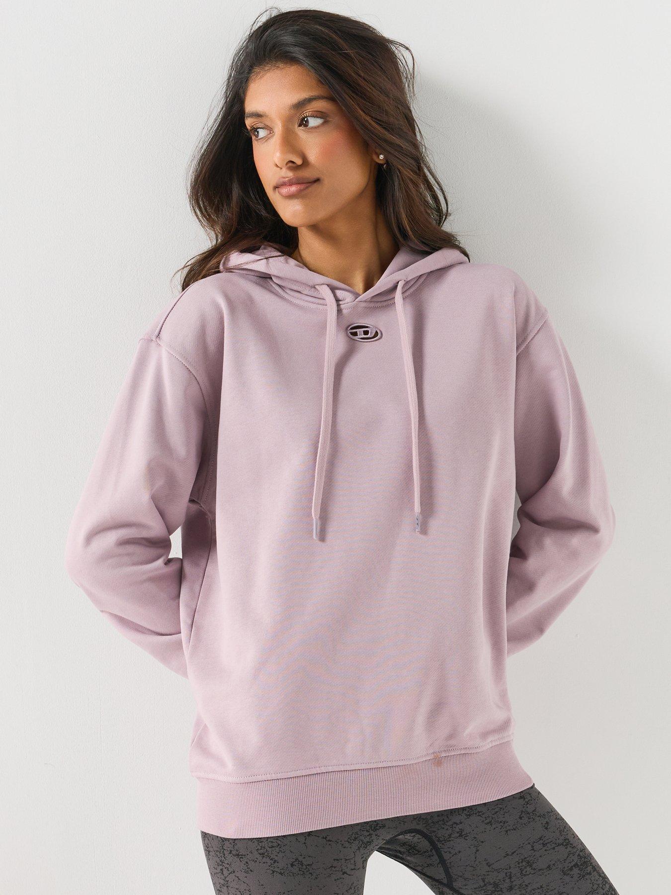 Image 1 of 5 of Diesel Women's F-Normy Logo Hoodie - Purple
