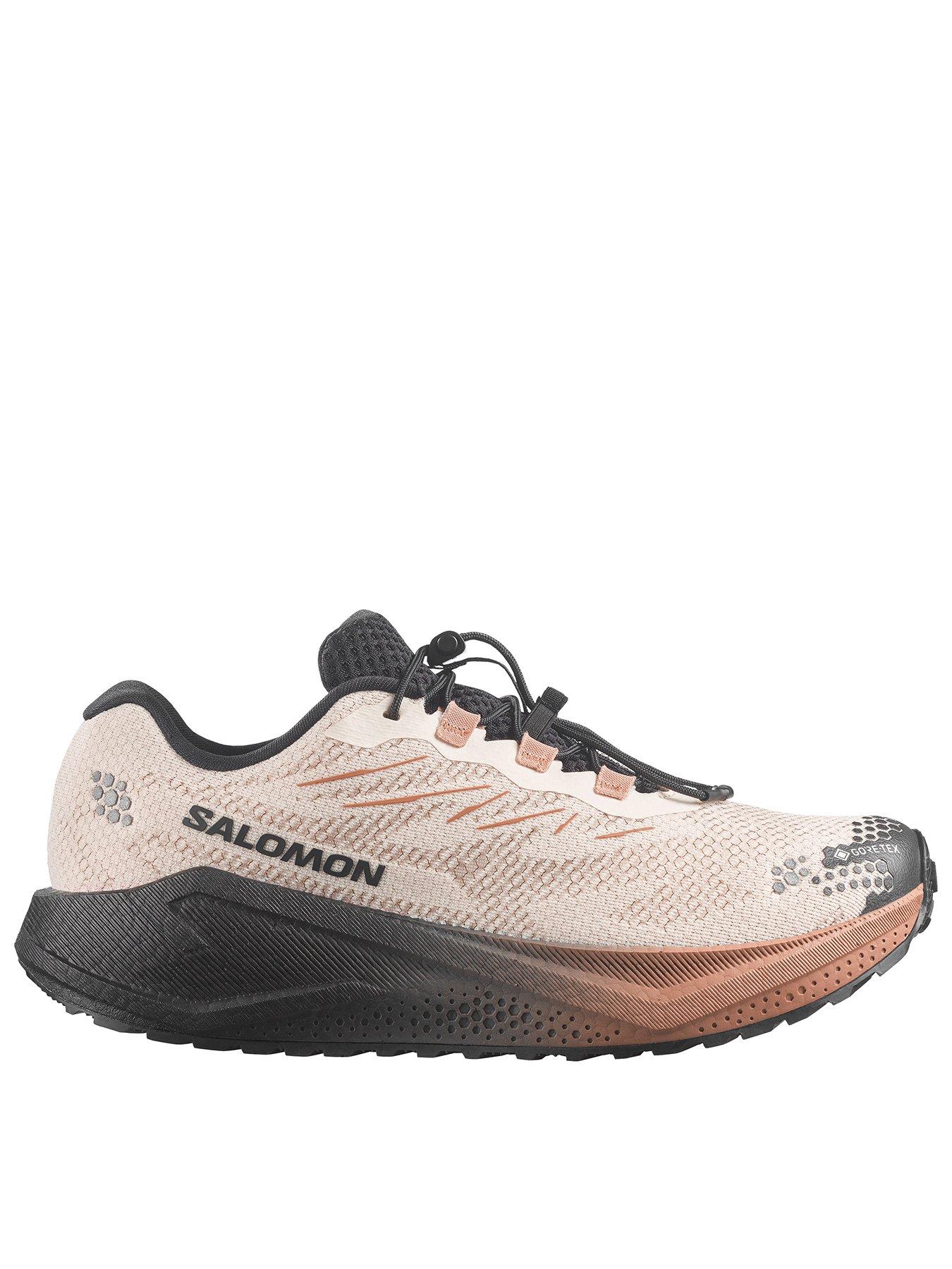 Salomon Mens Trail Running Aero Blaze 4 Gravel Goretex Trainers - Brown