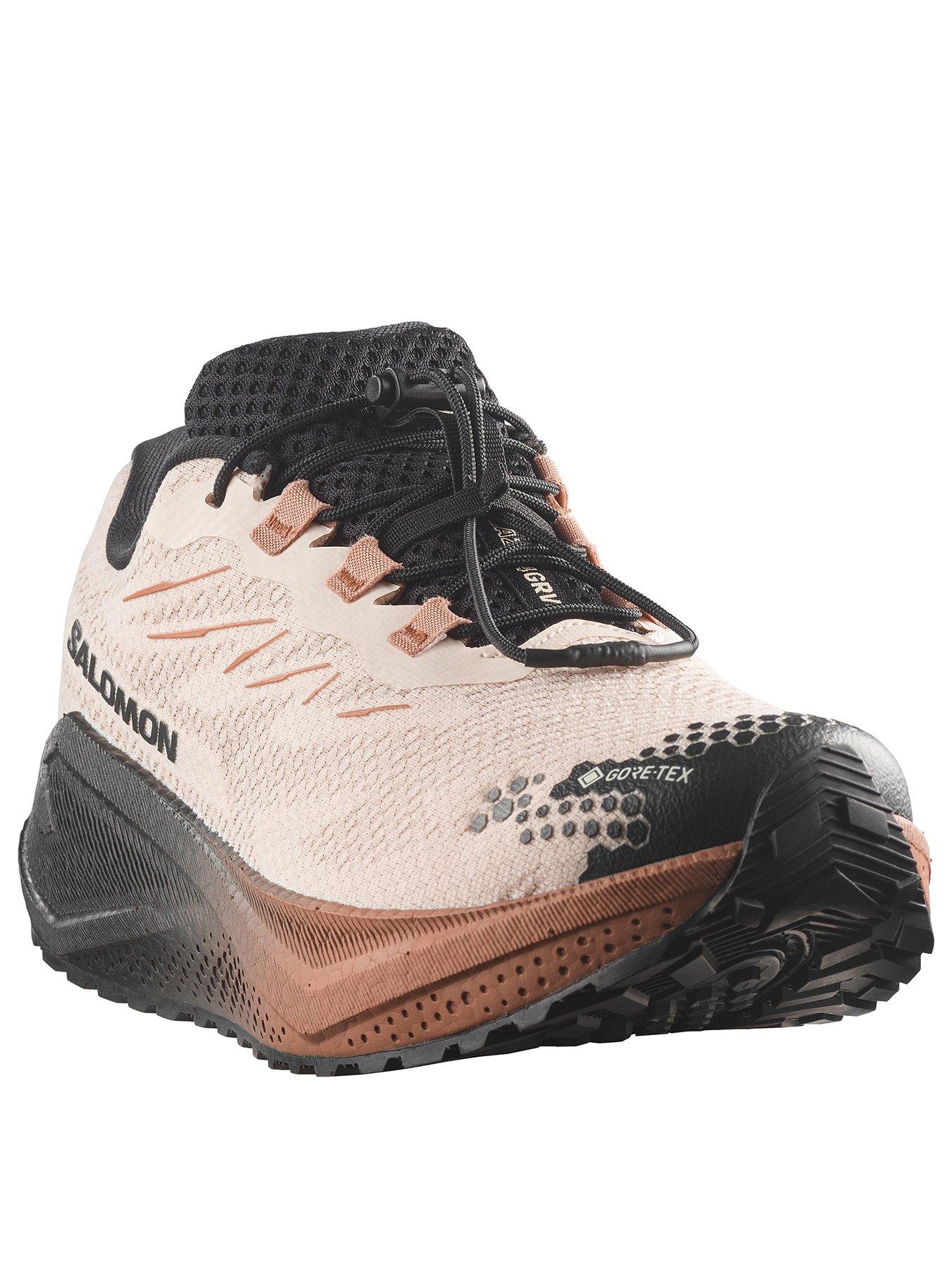 Image 2 of 6 of Salomon Mens Trail Running Aero Blaze 4 Gravel Goretex Trainers - Brown