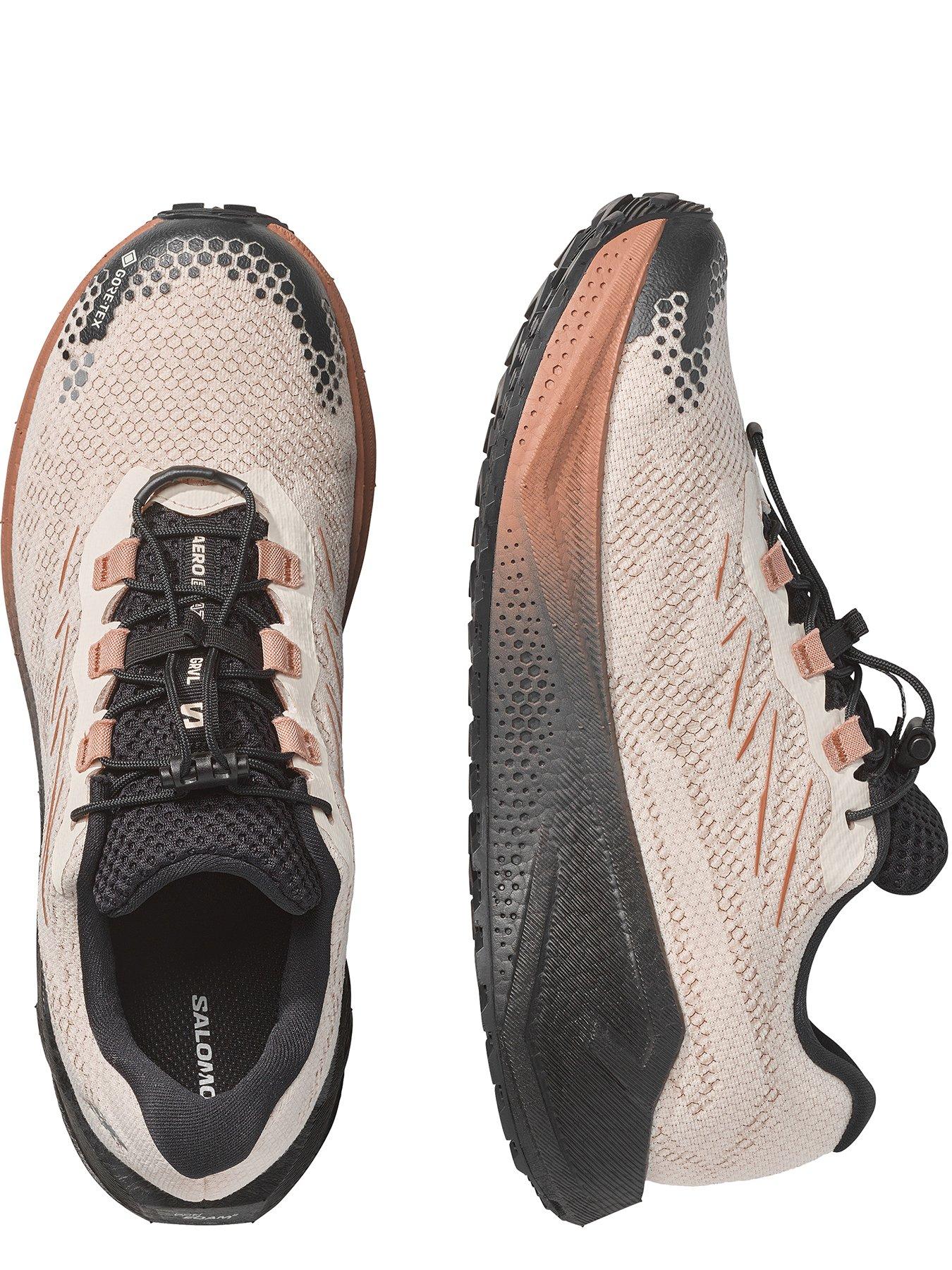 Image 4 of 6 of Salomon Mens Trail Running Aero Blaze 4 Gravel Goretex Trainers - Brown