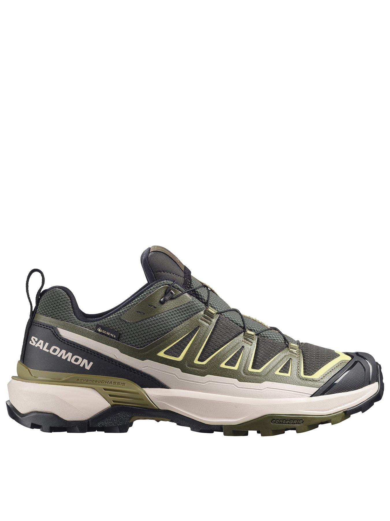 Salomon Mens Hiking X Ulta 360 Edge Goretex Shoes - Green
