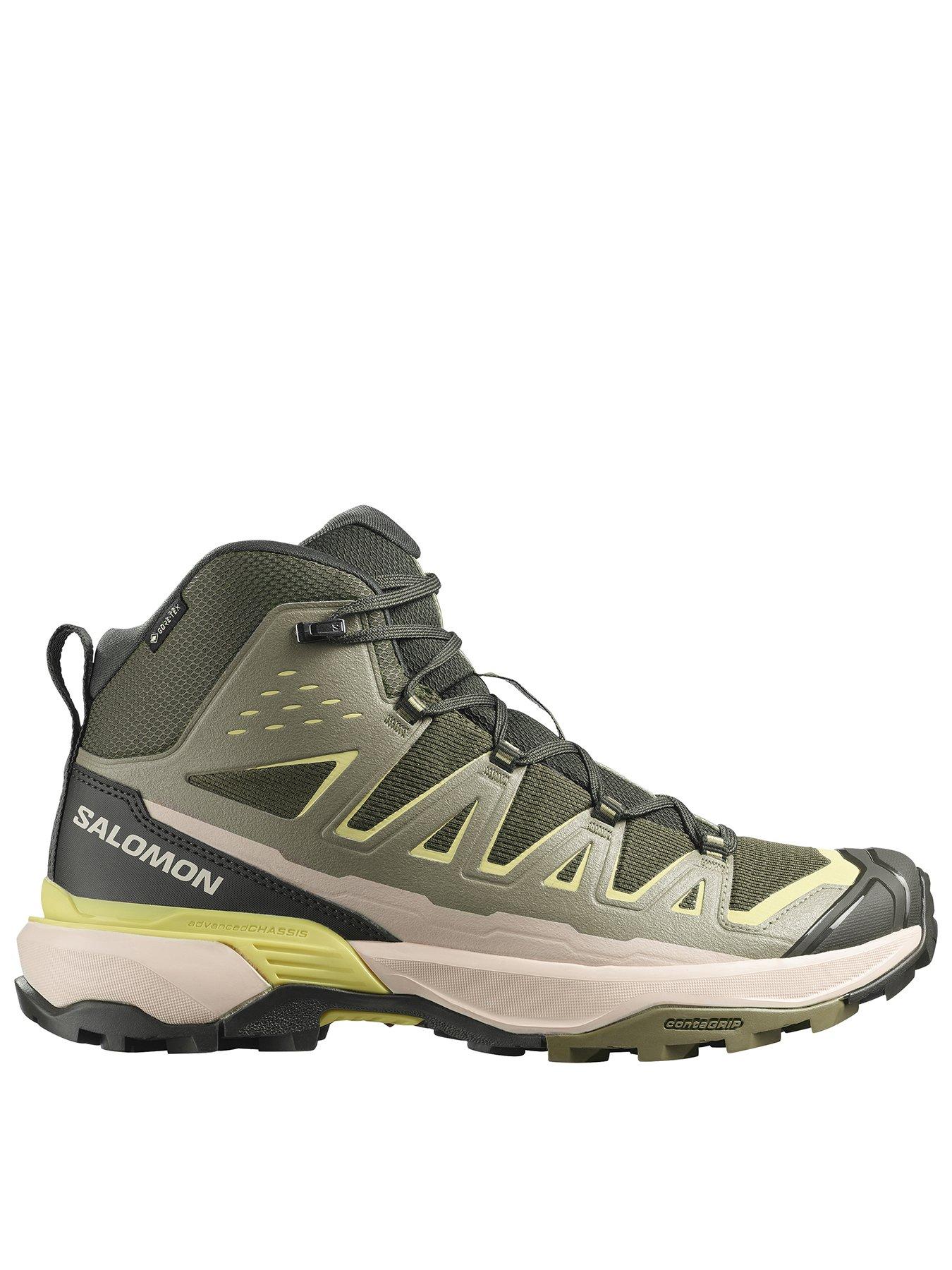Salomon Mens Hiking X Ulta 360 Edge Goretex Mid Boots - Green