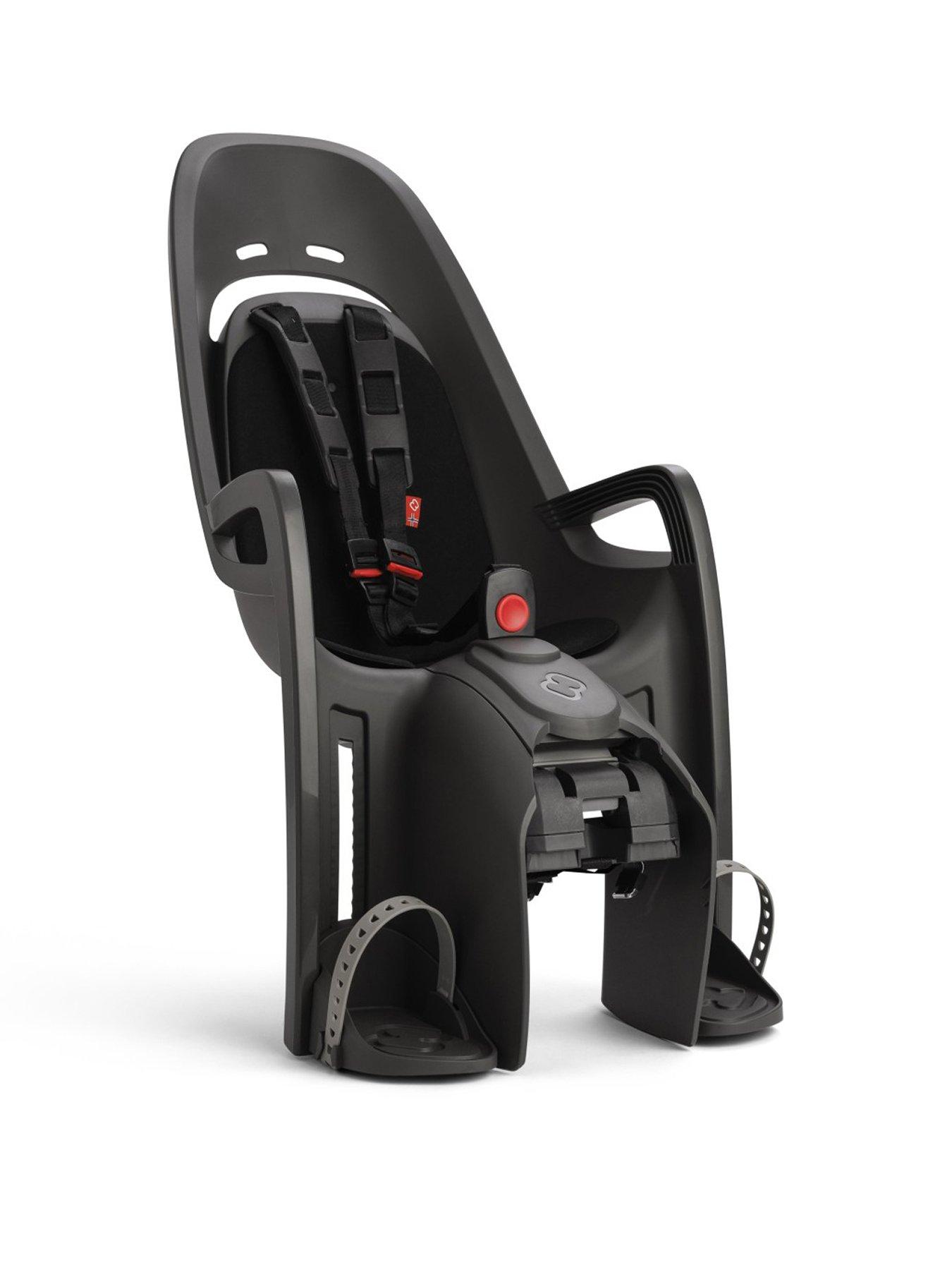 Hamax HAMAX ZENITH W/ CARRIER ADAPTER (1-PACK) GREY W/ BLACK PADDING CHILD CYCLE SEAT