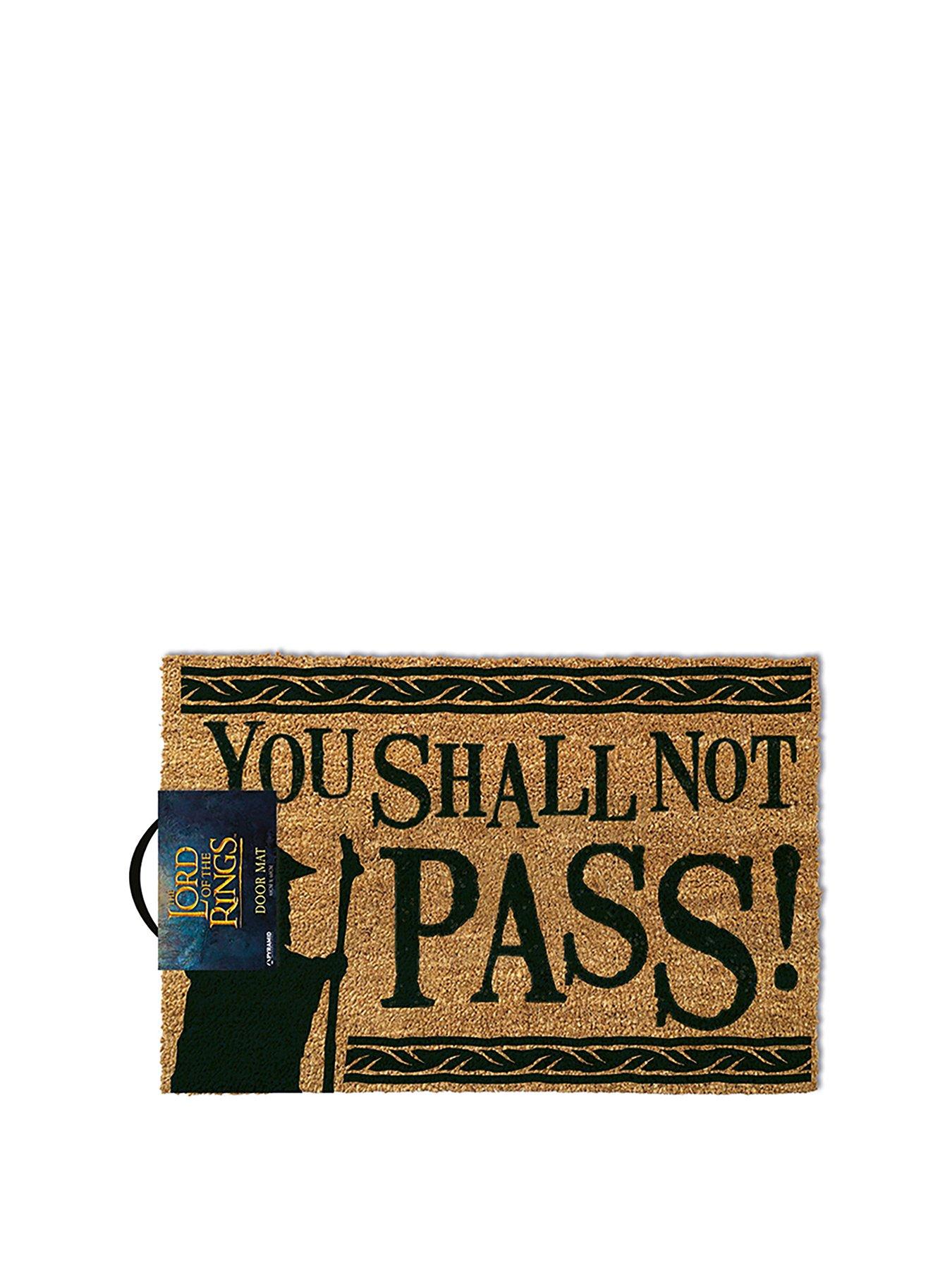 Lord of the Rings The Lord Of The Rings (you Shall Not Pass) Coir Doormat