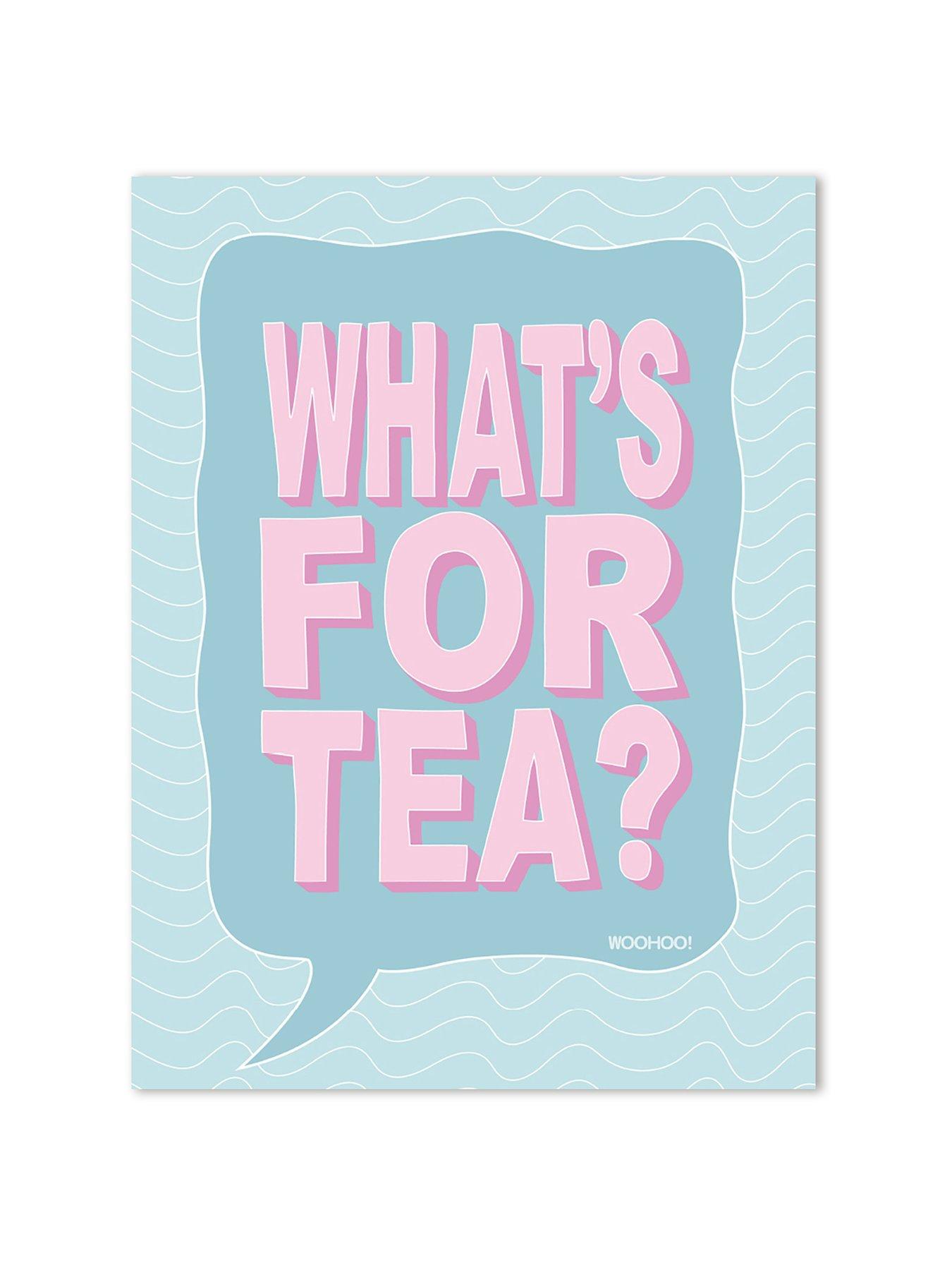 Image 2 of 2 of The Art Group MANDI WELTON - WOO HOO PRINTS (WHAT'S FOR TEA?) 30X40
