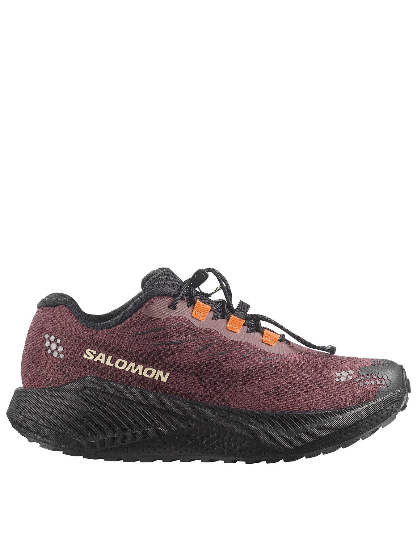 Image 1 of 6 of Salomon Womens Trail Running Speed Lace Cushioned Trainers - Burgundy