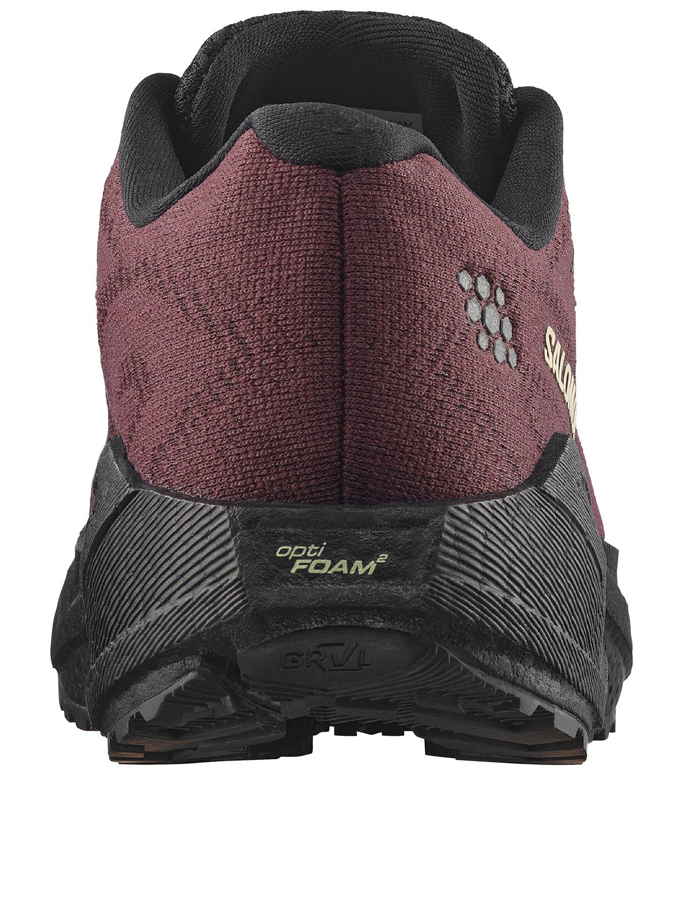 Image 3 of 6 of Salomon Womens Trail Running Speed Lace Cushioned Trainers - Burgundy