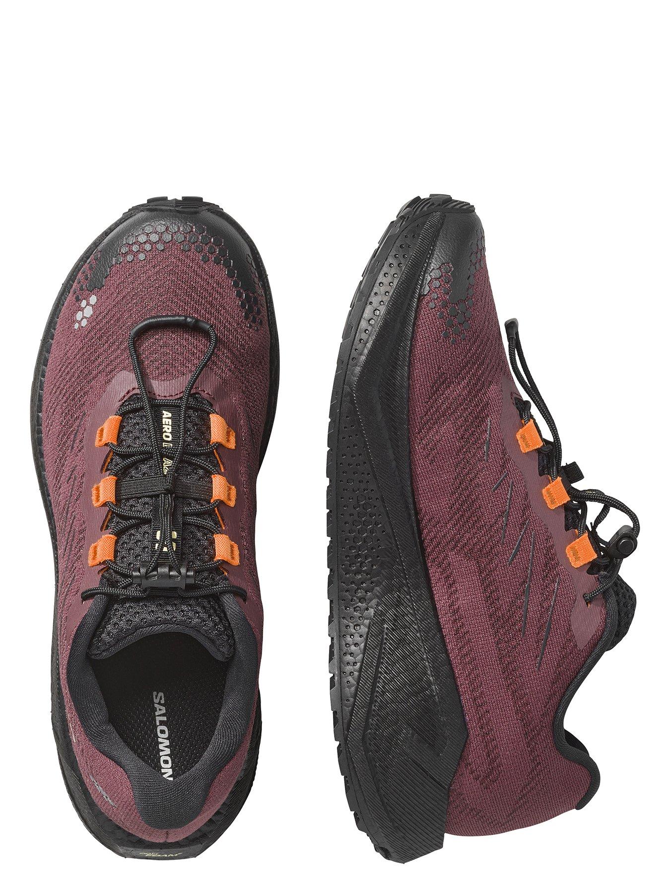 Image 4 of 6 of Salomon Womens Trail Running Speed Lace Cushioned Trainers - Burgundy