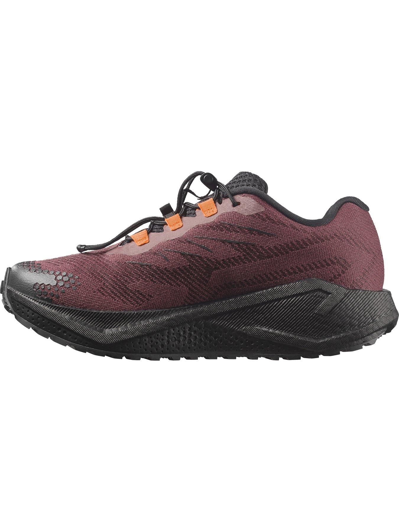 Image 6 of 6 of Salomon Womens Trail Running Speed Lace Cushioned Trainers - Burgundy