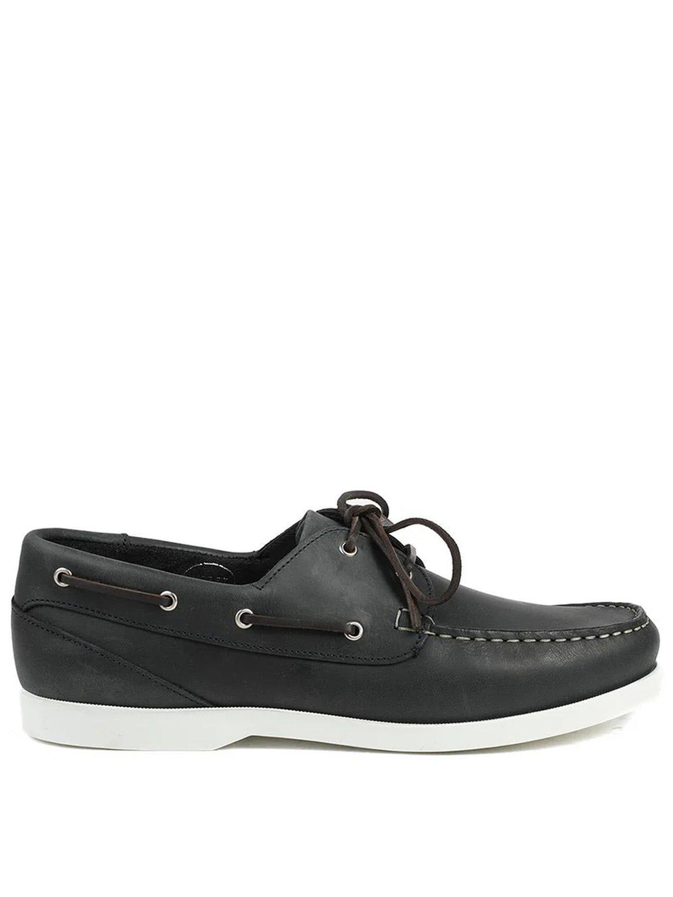 Image 1 of 5 of Jones Bootmaker Parsonswide Wide Fit Moccasin - Navy