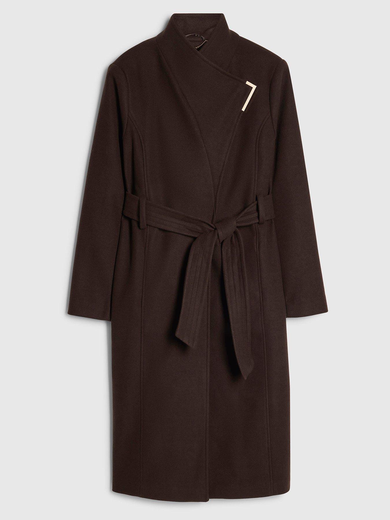 Image 5 of 6 of River Island Belted Longline Robe Coat