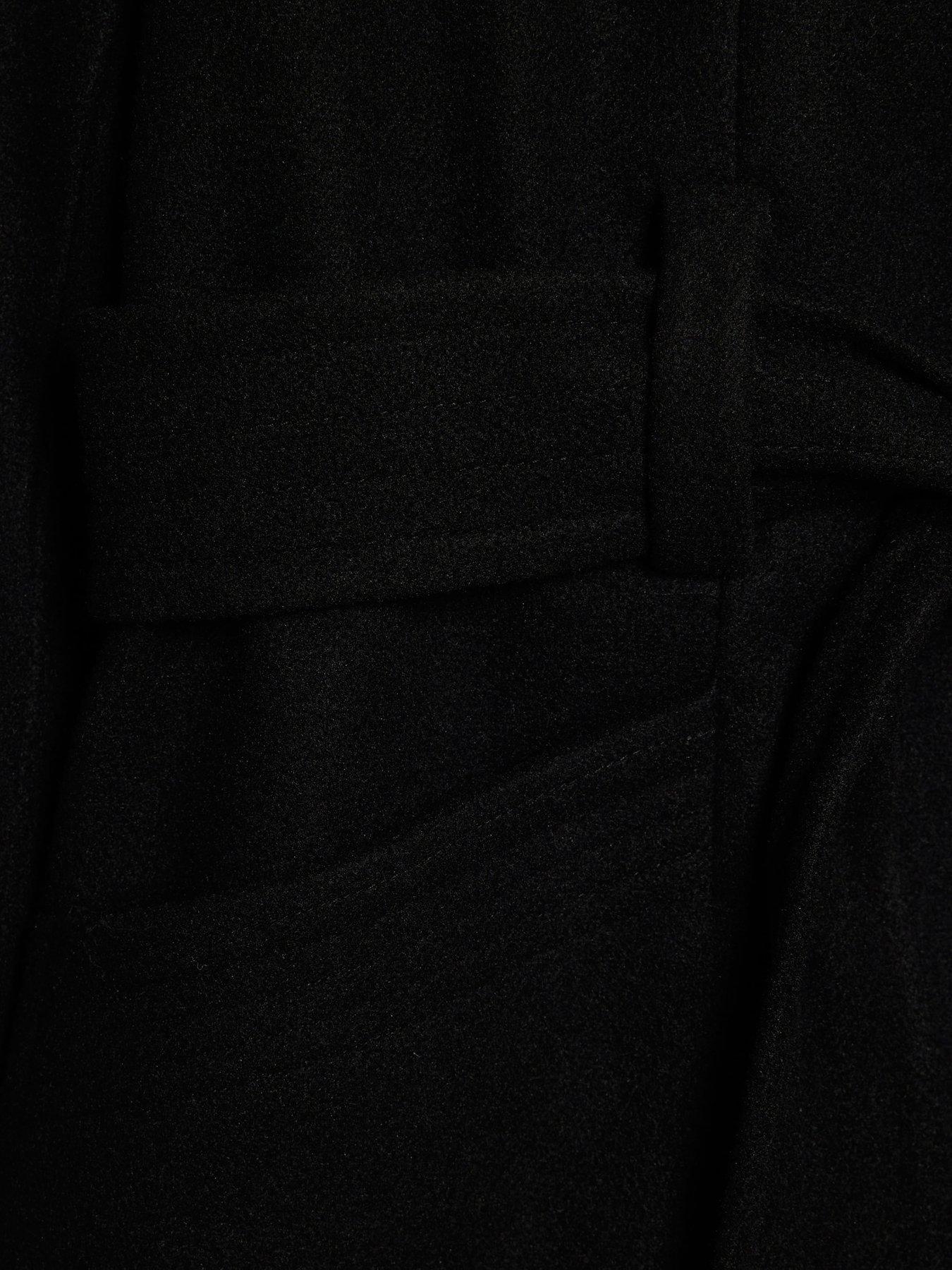 Image 4 of 5 of River Island Petite Belted Short Wool Coat
