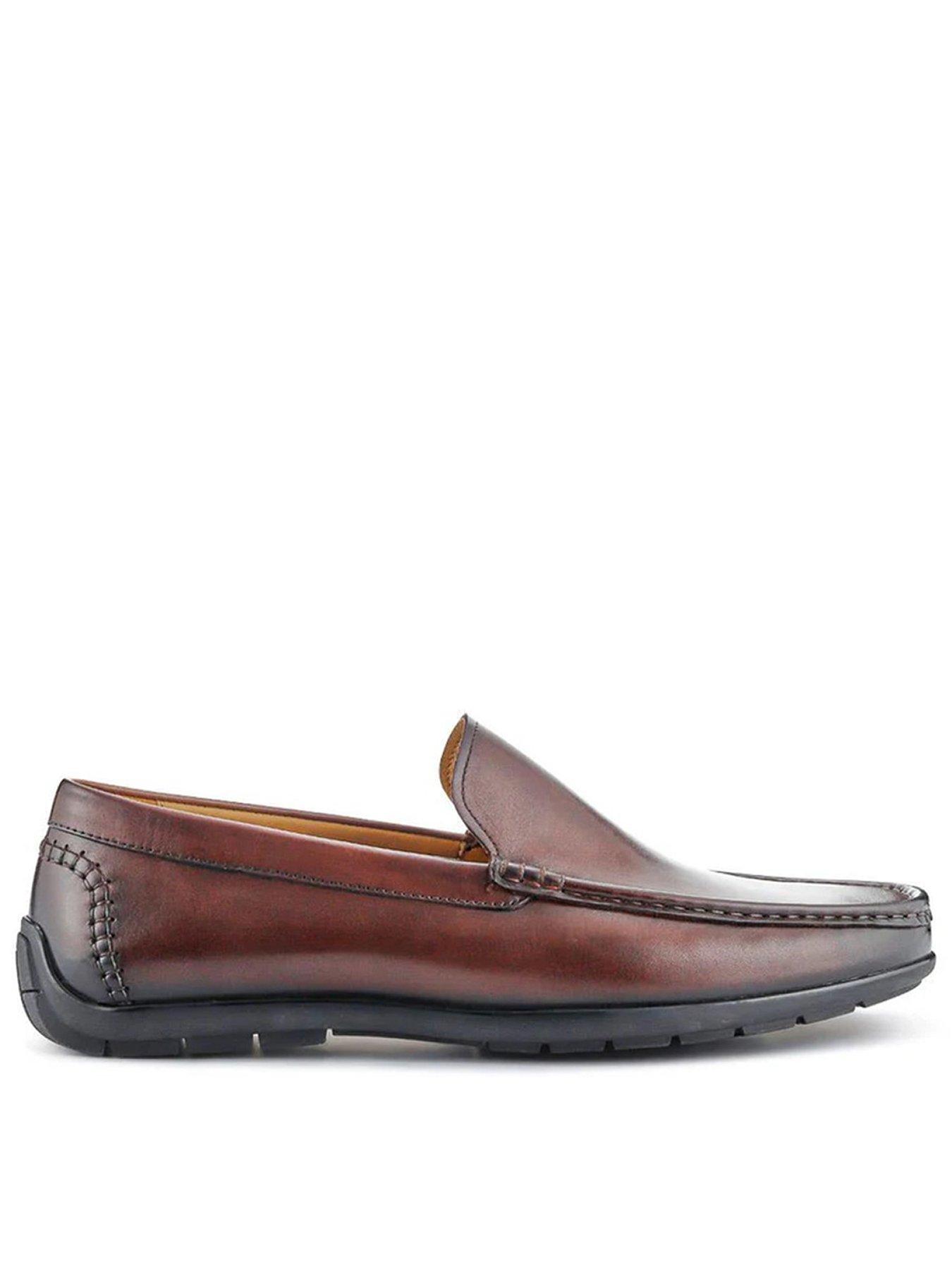 Image 1 of 5 of Jones Bootmaker Jones Bootmaker Rawston Formal Slip On Shoes - Brown