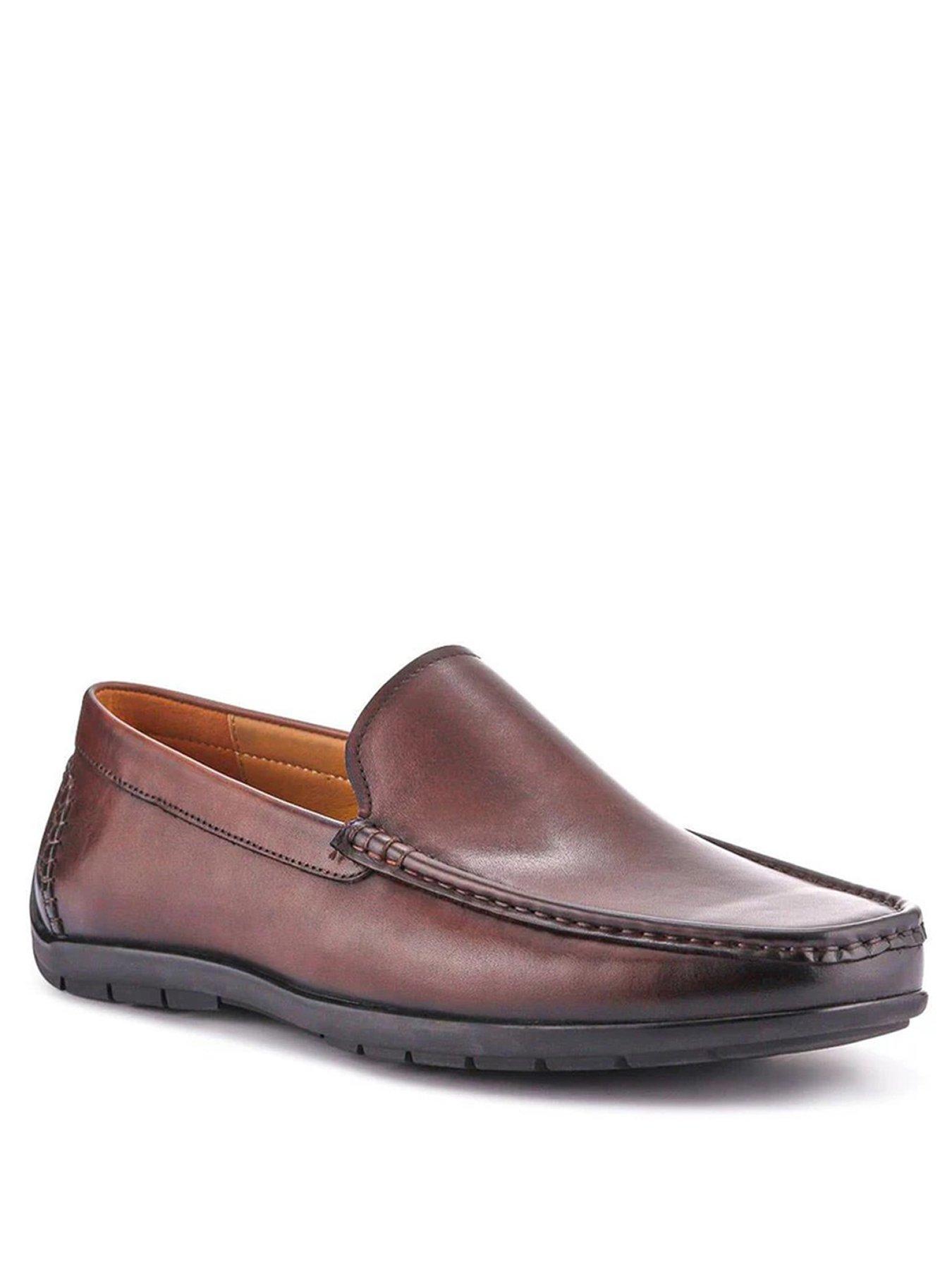 Image 2 of 5 of Jones Bootmaker Jones Bootmaker Rawston Formal Slip On Shoes - Brown