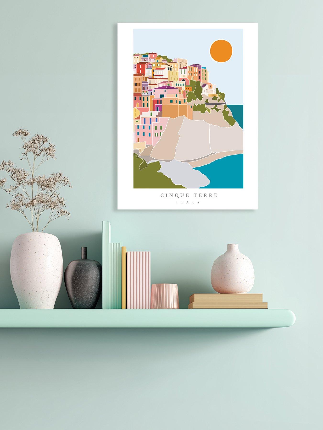 The Art Group TALL BOY PRINTS (CINQUE TERRE) ART PRINT 30x40