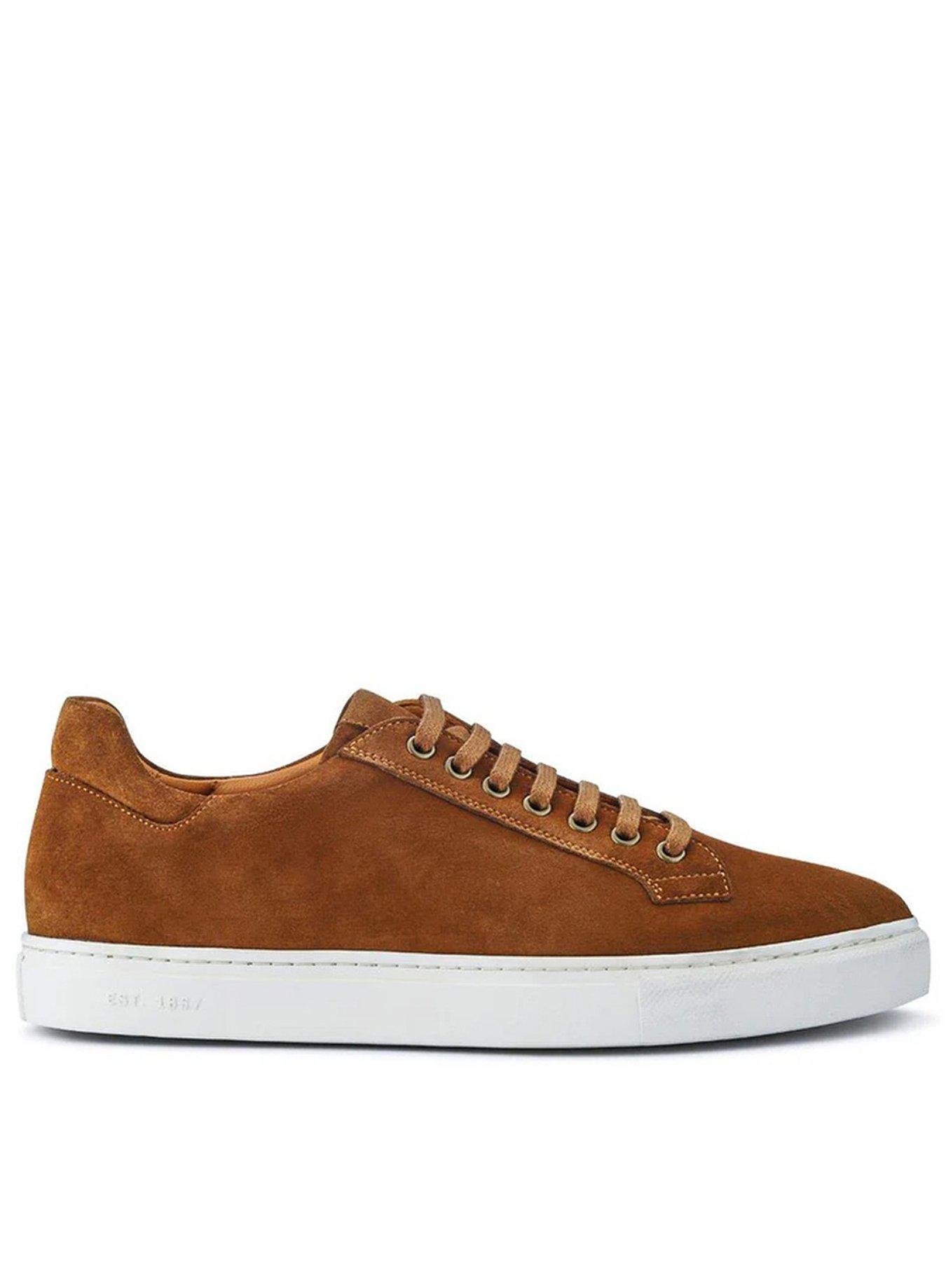 Jones Bootmaker Jones Bootmaker Simon Cupsole Trainer - Tan Suede