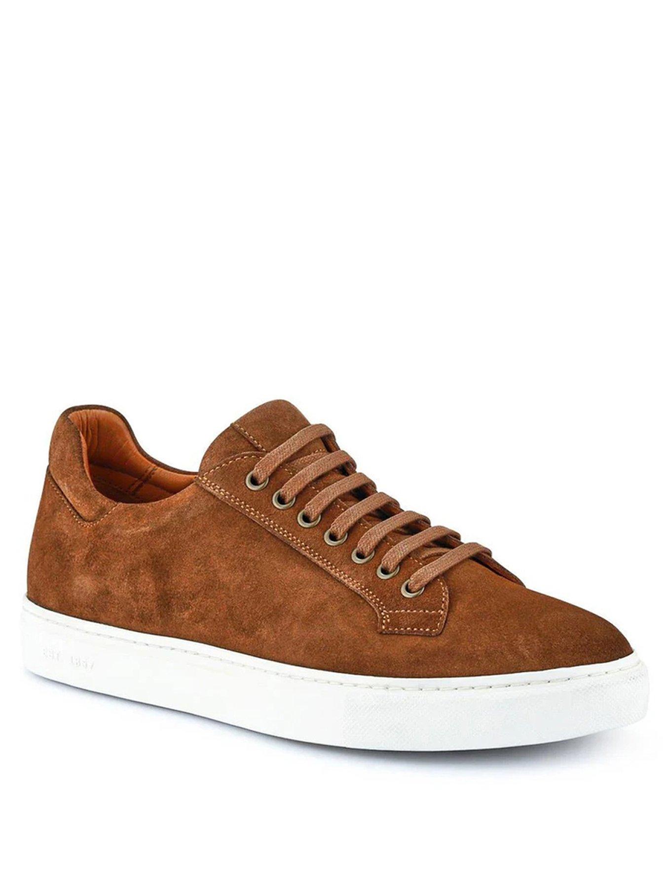 jones-bootmaker-simon-cupsole-trainer-tan-suedestillFront