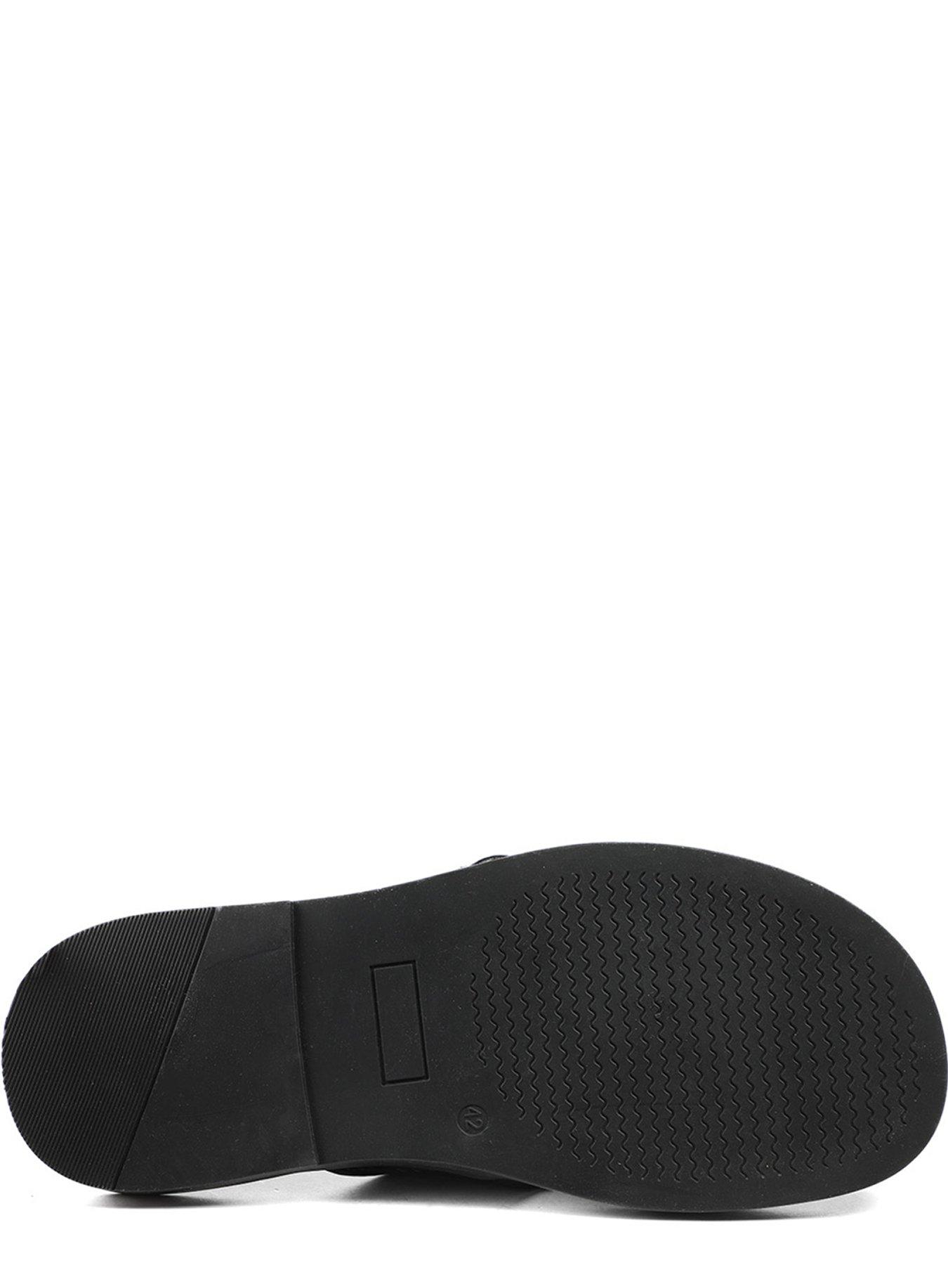 Image 5 of 6 of Jones Bootmaker Wallgate Mule Sandals - Black
