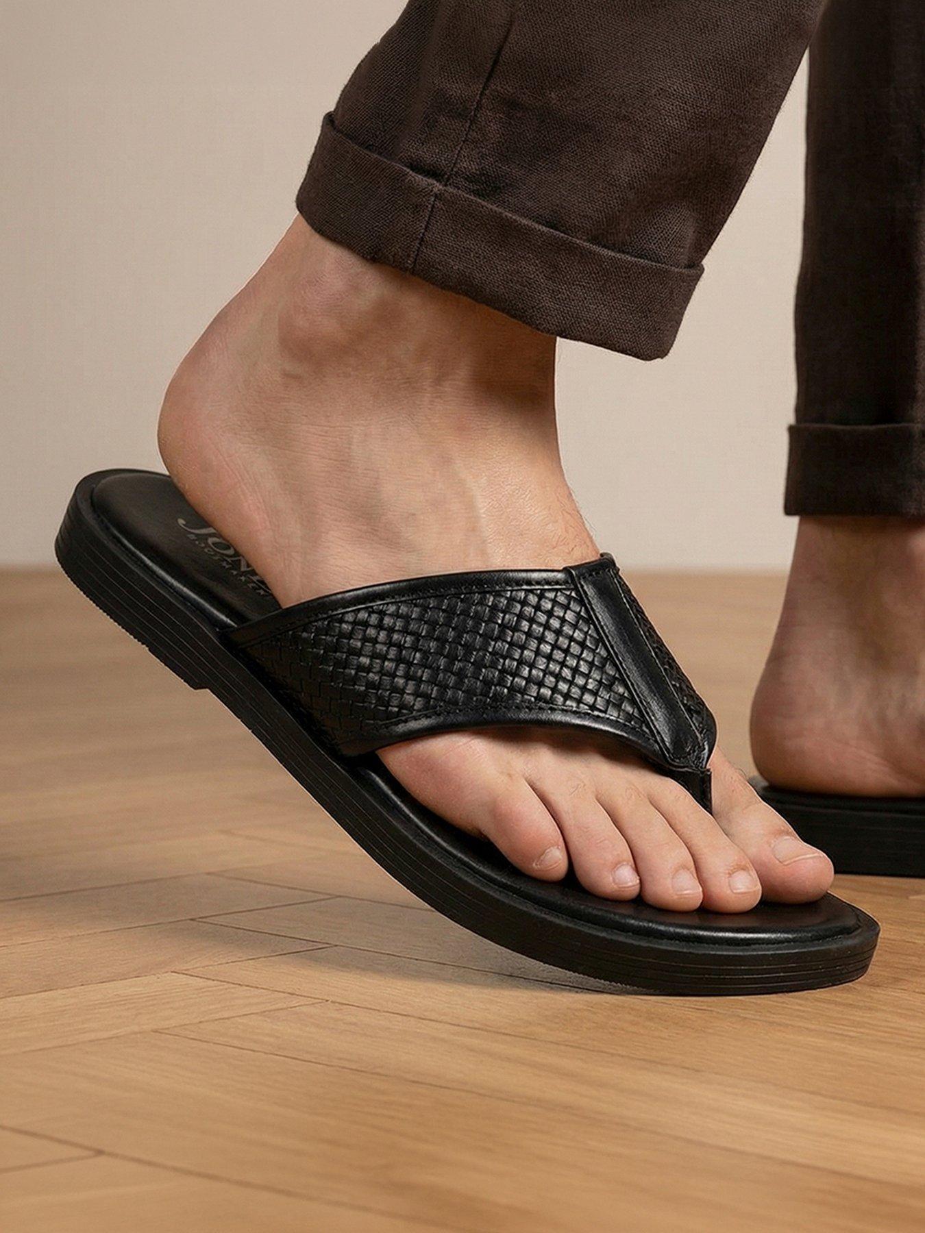 Image 6 of 6 of Jones Bootmaker Wallgate Mule Sandals - Black