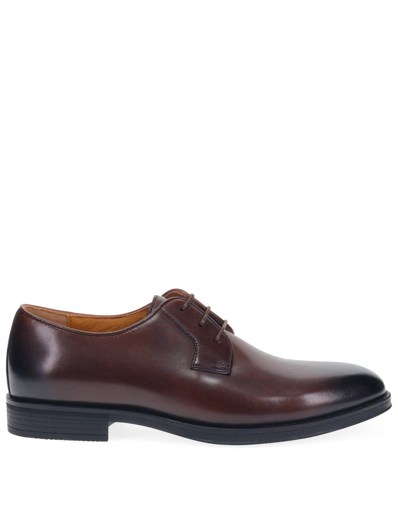 Jones Bootmaker Jones Bootmaker Manchesterwide Wide Fit Formal Lace Up Shoes - Dark Brown