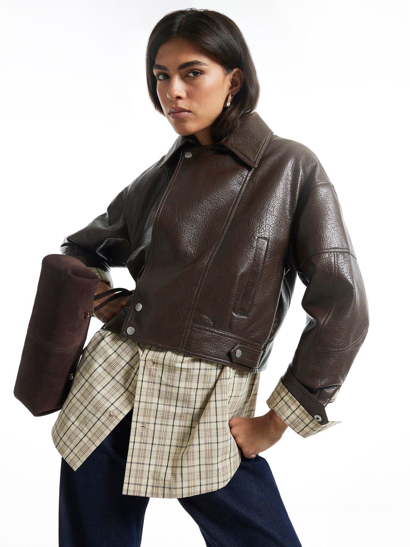Image 1 of 6 of River Island Elephant Zip Through Jacket