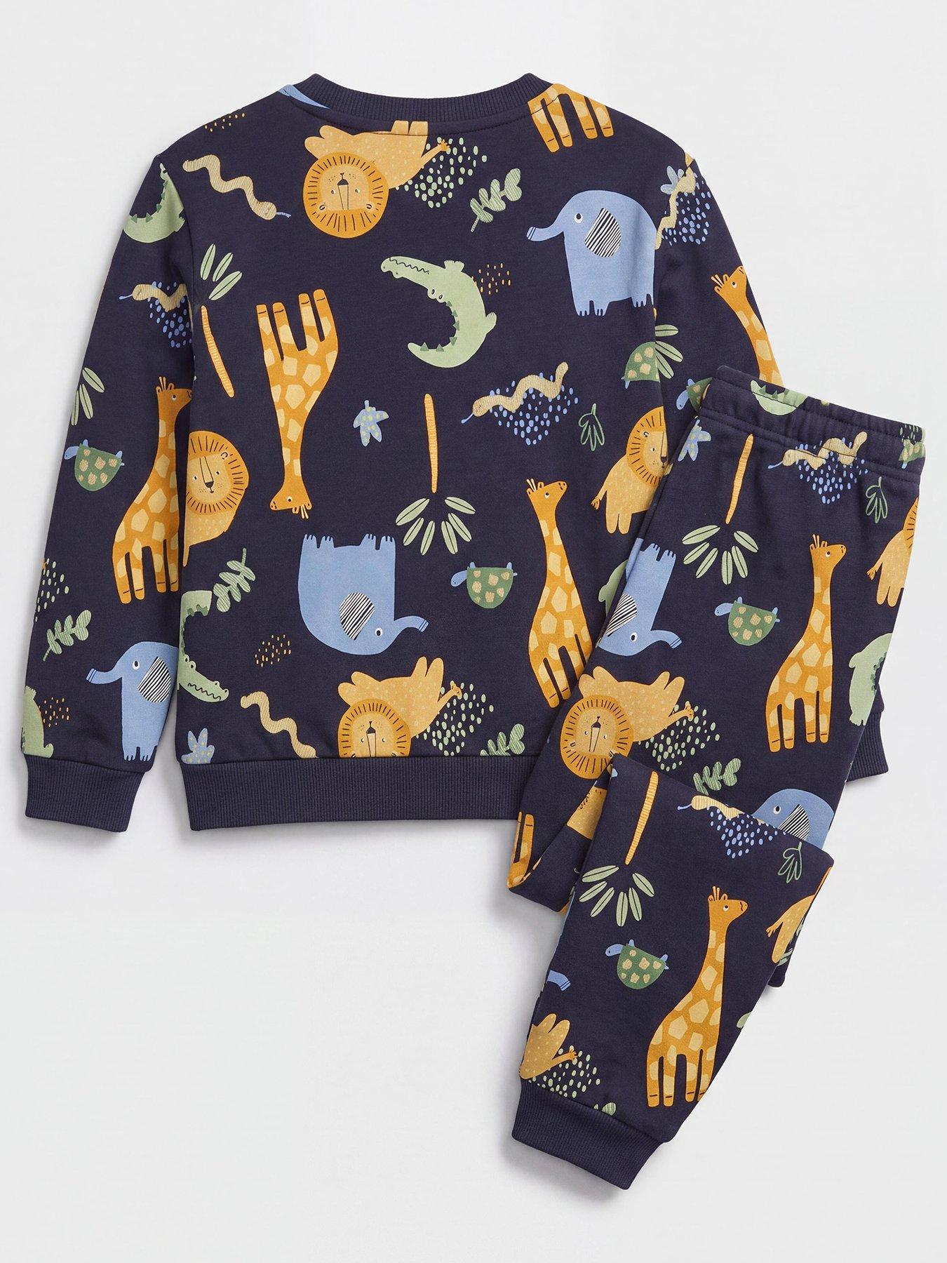 Image 2 of 3 of The Very Collection Boys Safari Print Pyjama (9months-7 Years)